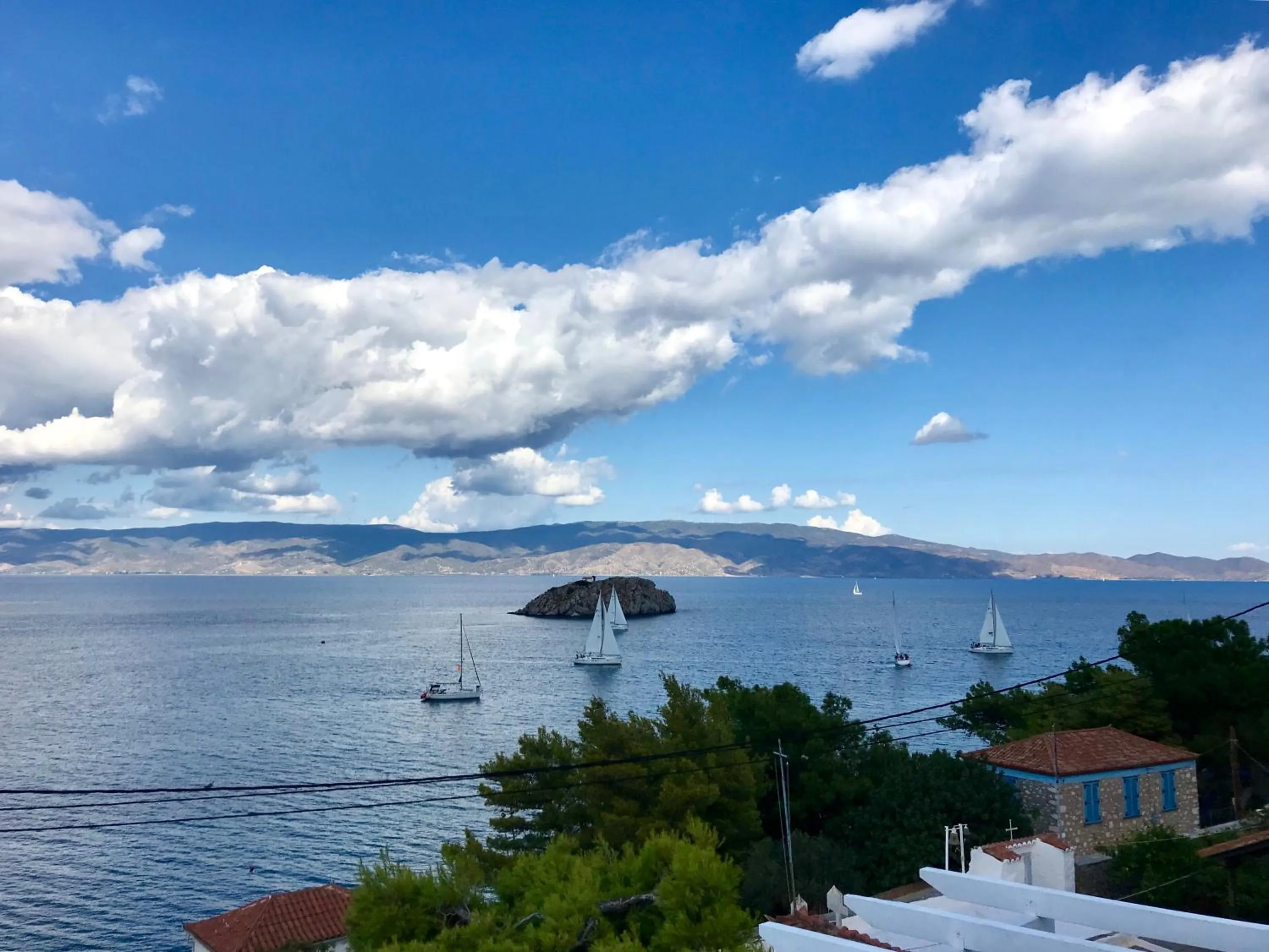 Sea view in Vlichos Studio Apartment