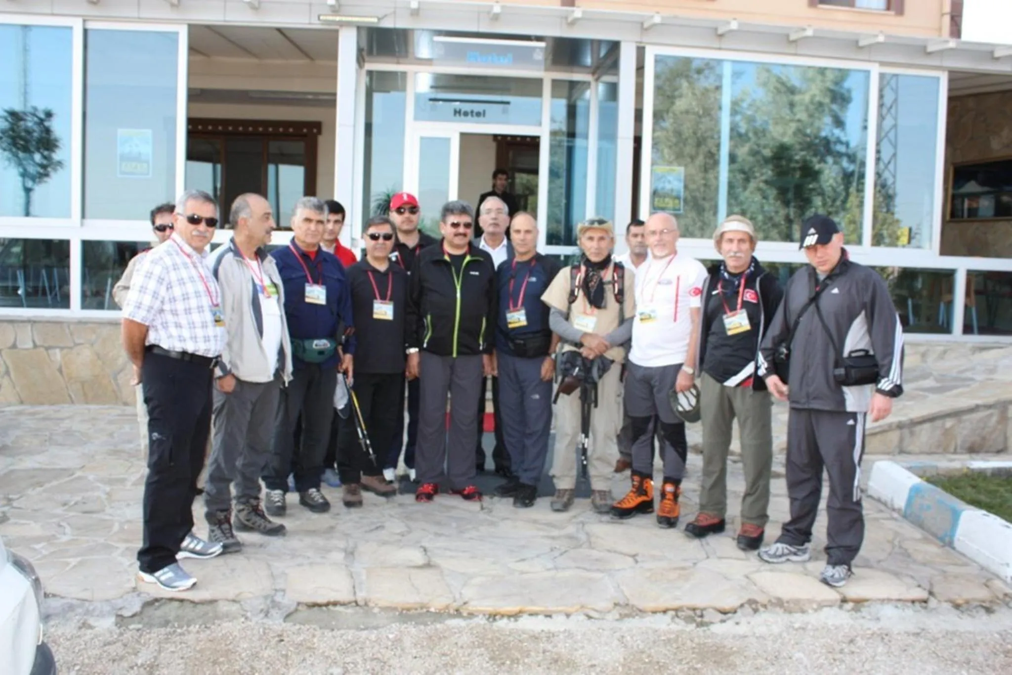 group of guests in Butik Ertur Hotel