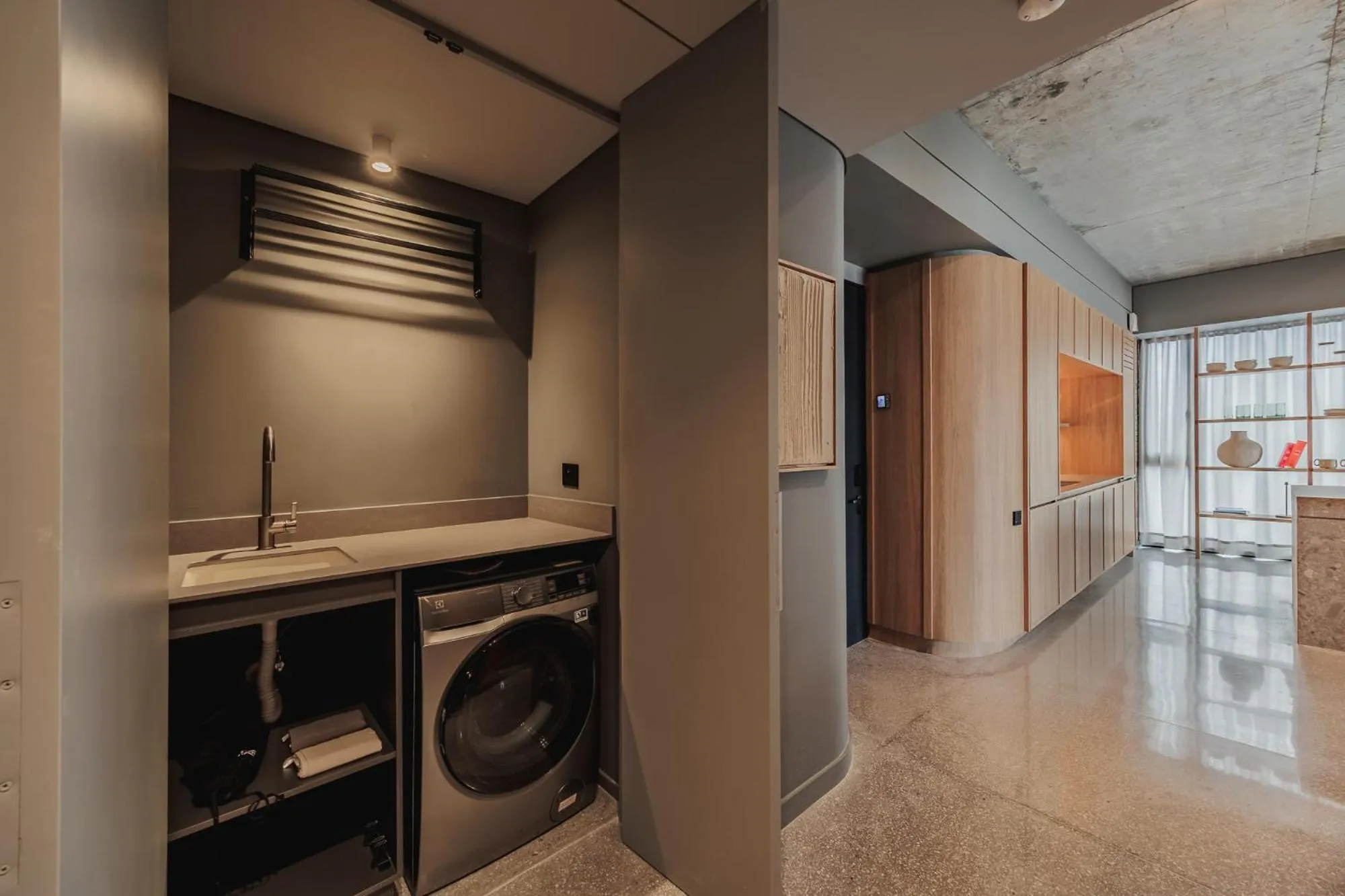 washing machine in The Somos Loho Hotel