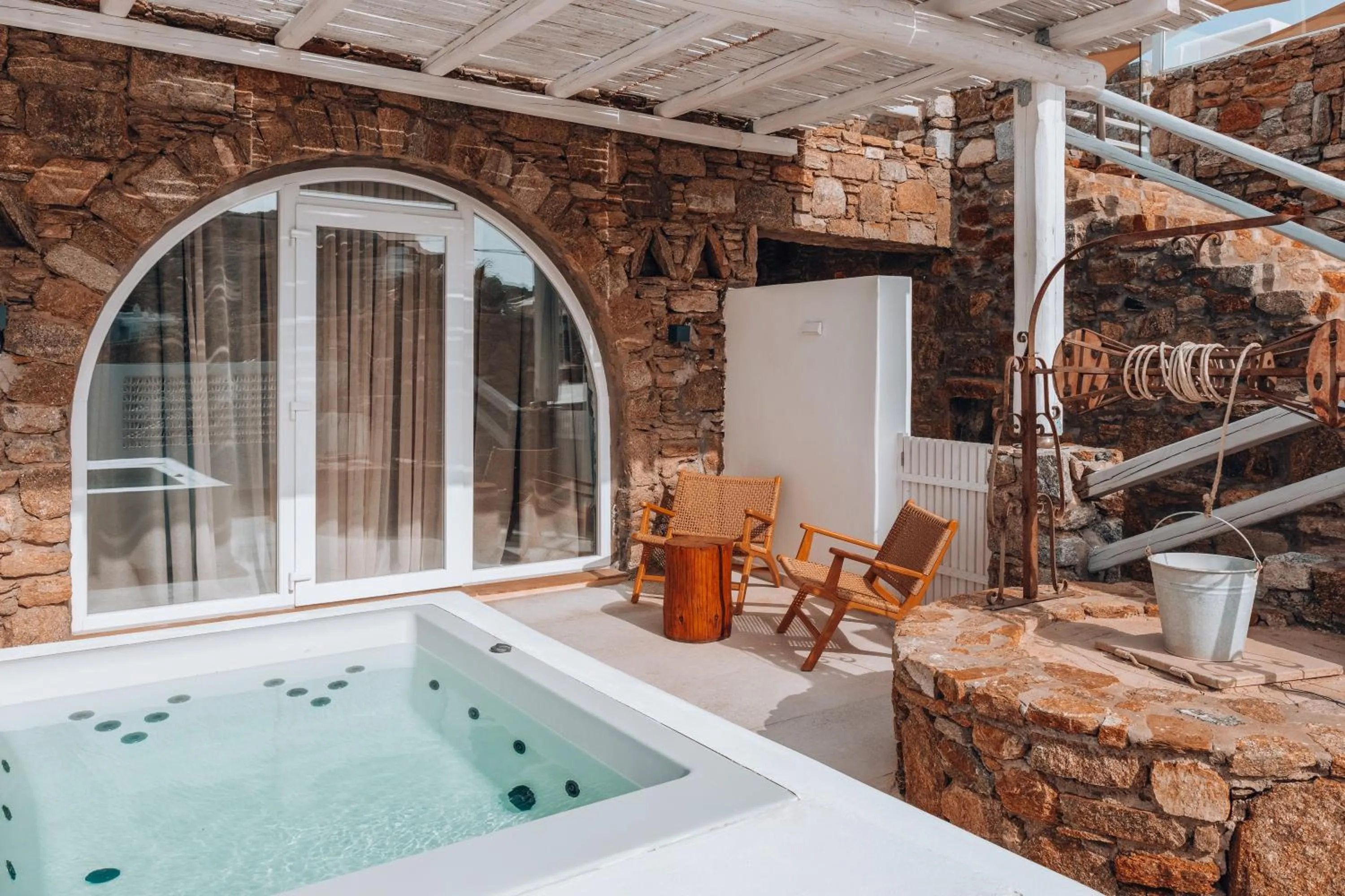 Patio in Senses Luxury Suites & Villas