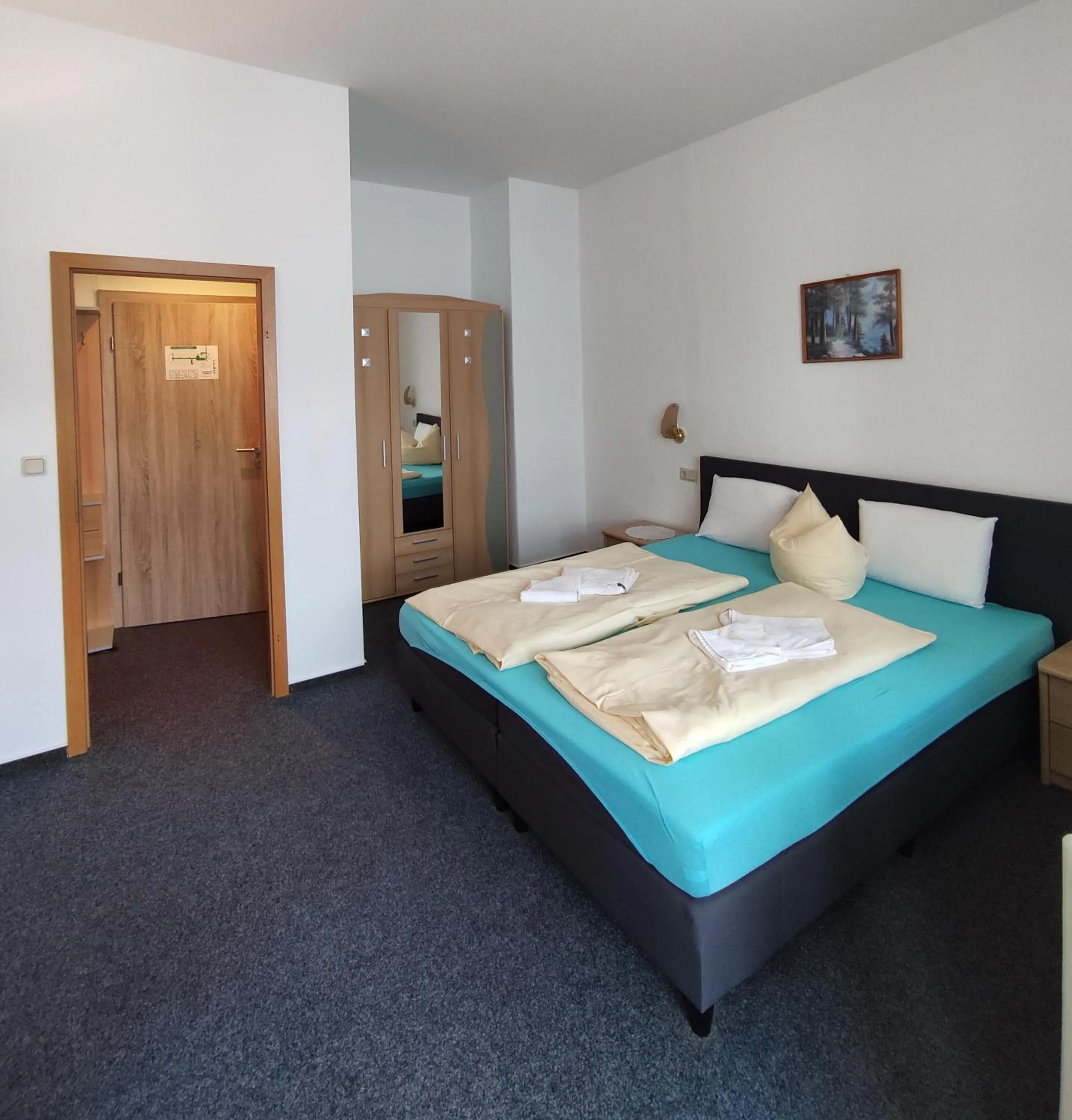 Bedroom, Bed in Hotel Waldmühle