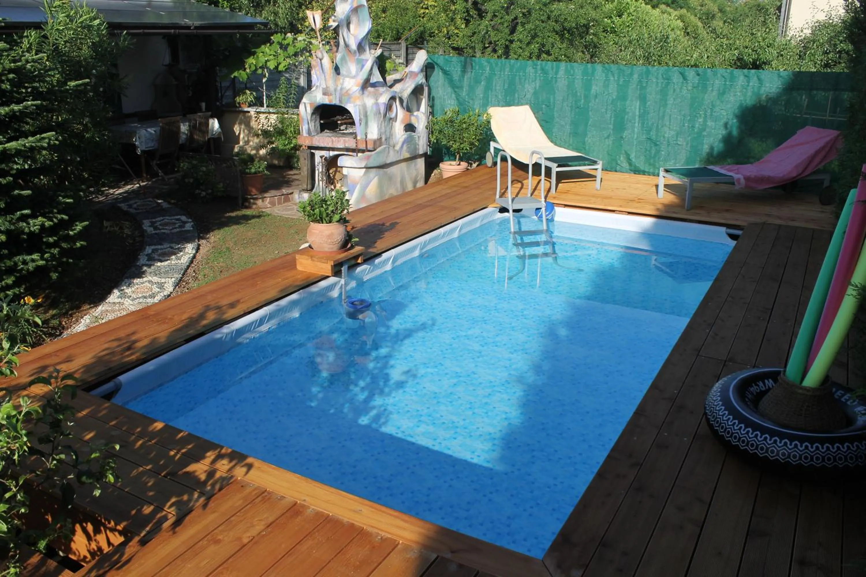 Swimming pool in B&B Artistic House