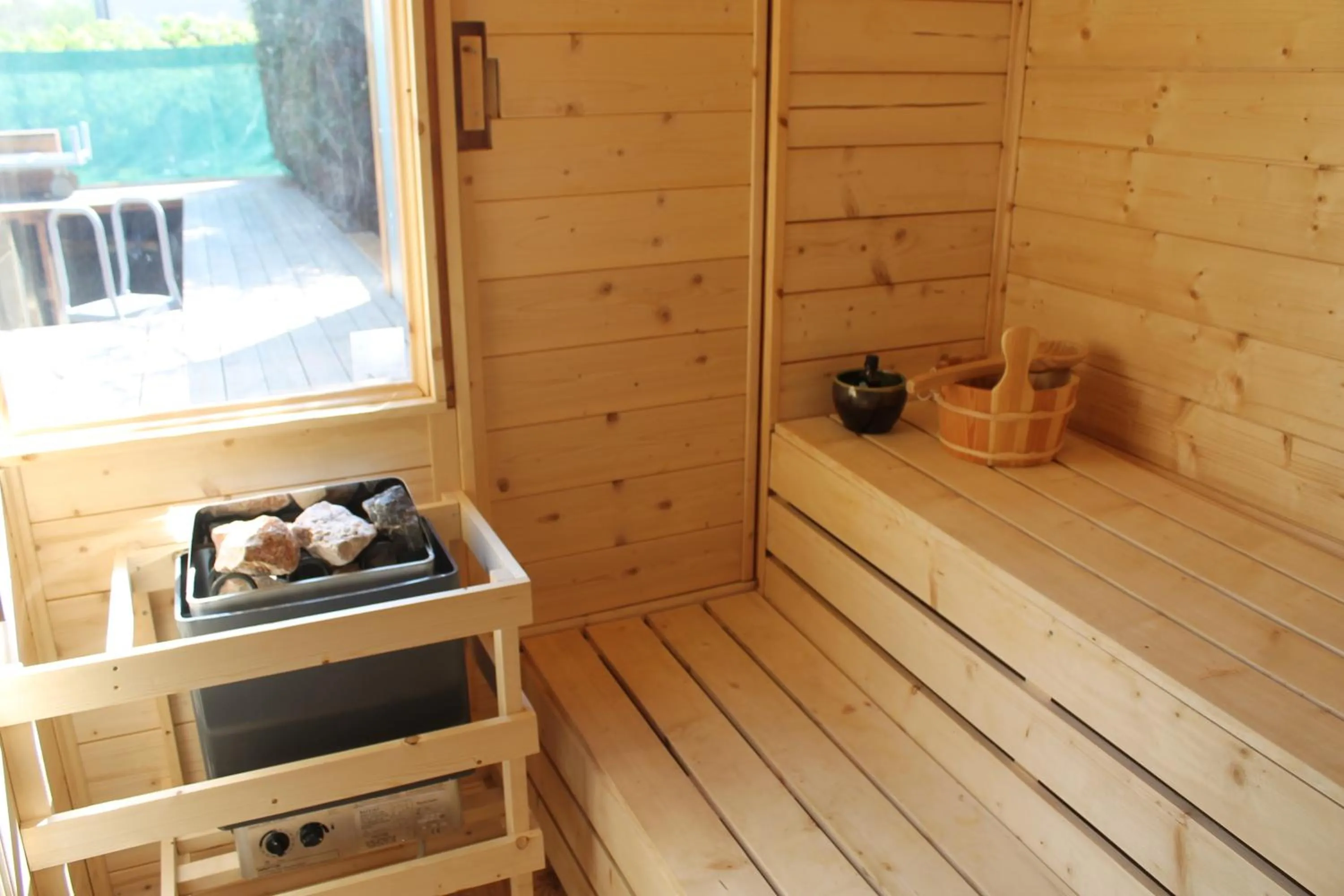 Sauna in B&B Artistic House