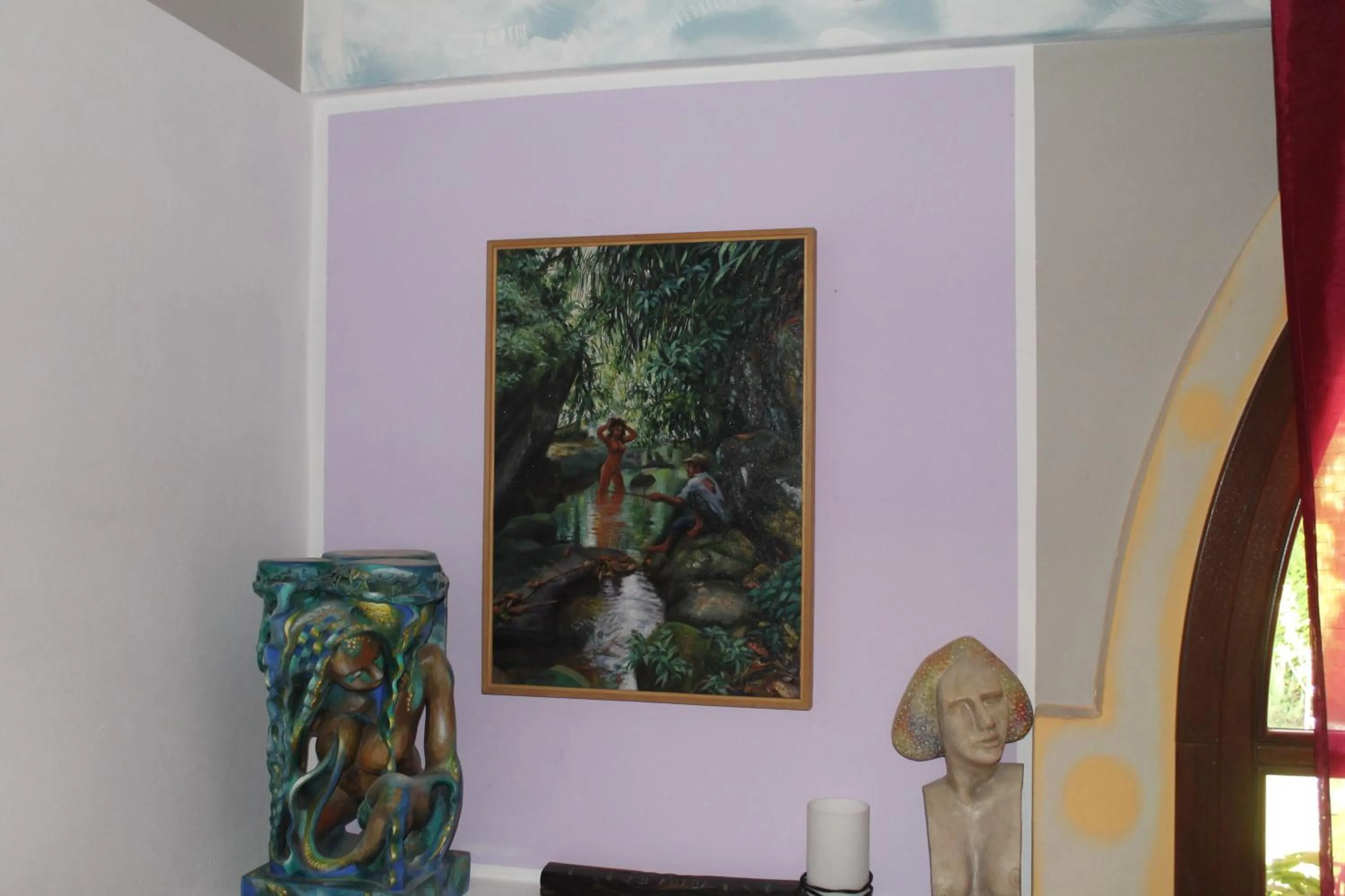 Decorative detail in B&B Artistic House