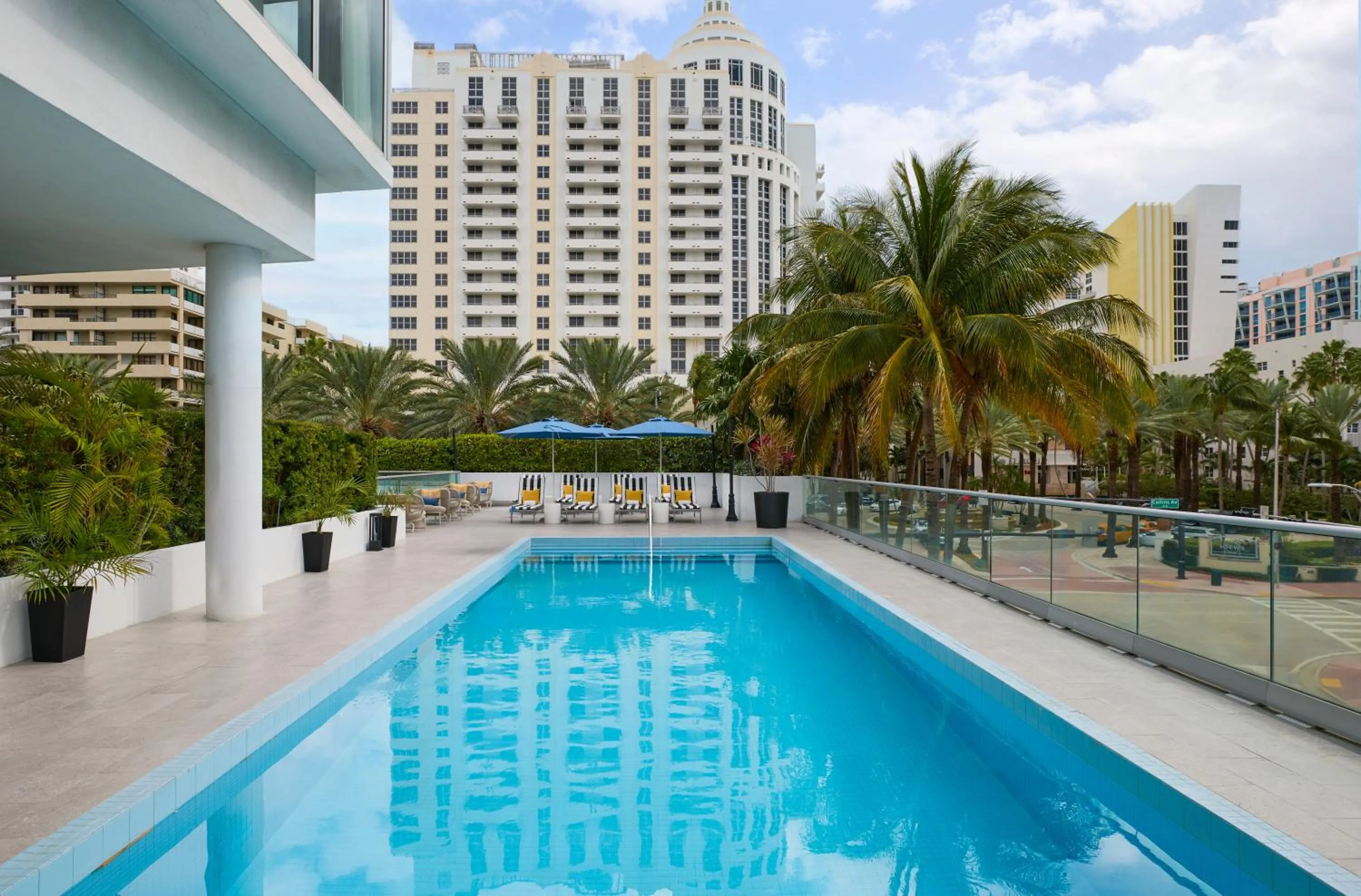 Pool view in Hyatt Centric South Beach Miami