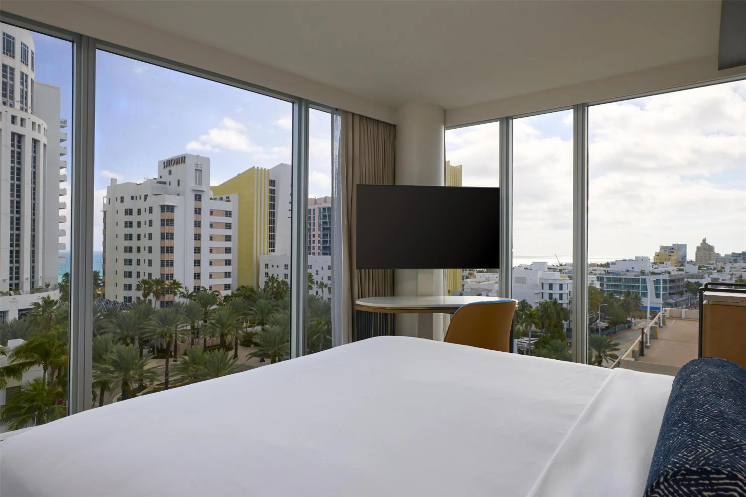 View (from property/room), Bed in Hyatt Centric South Beach Miami