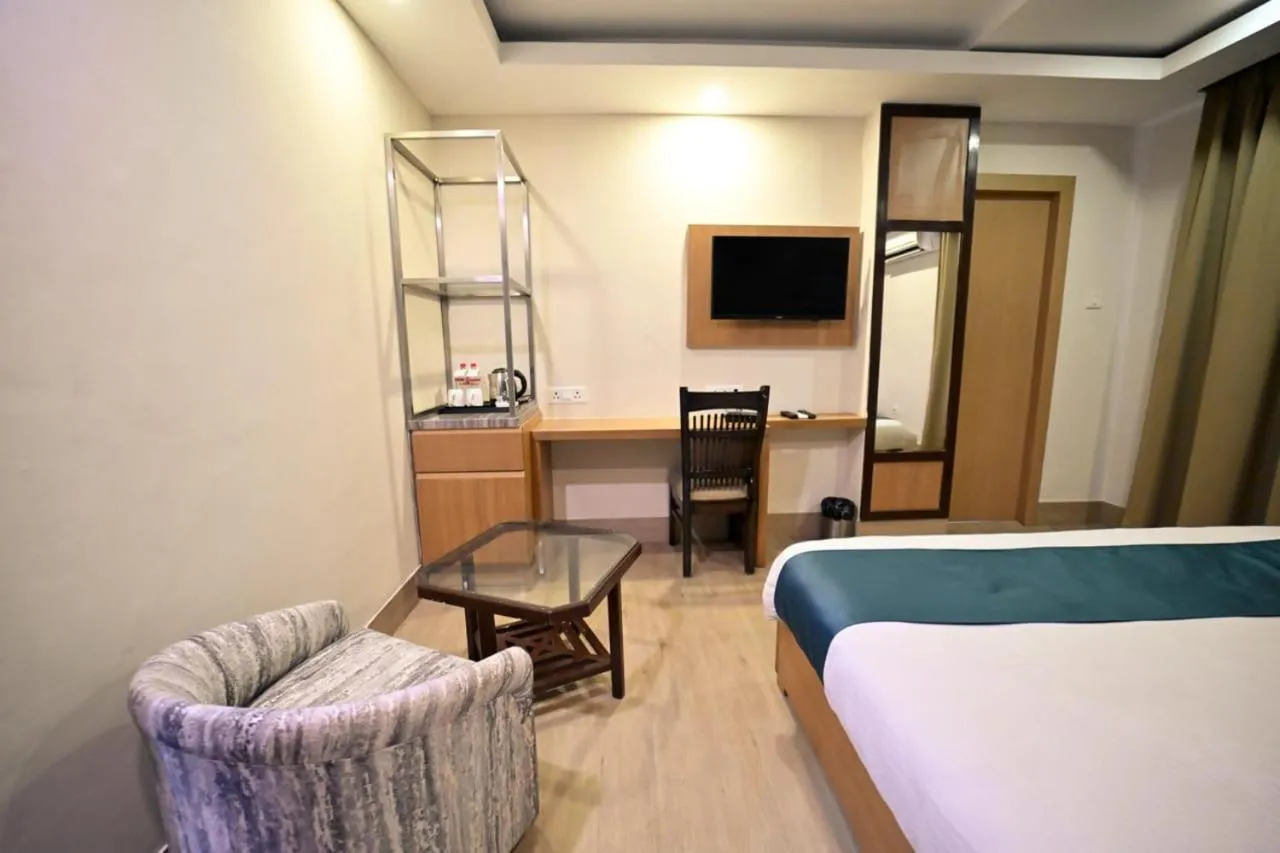 TV and multimedia, Bed in Hotel Prag Continental