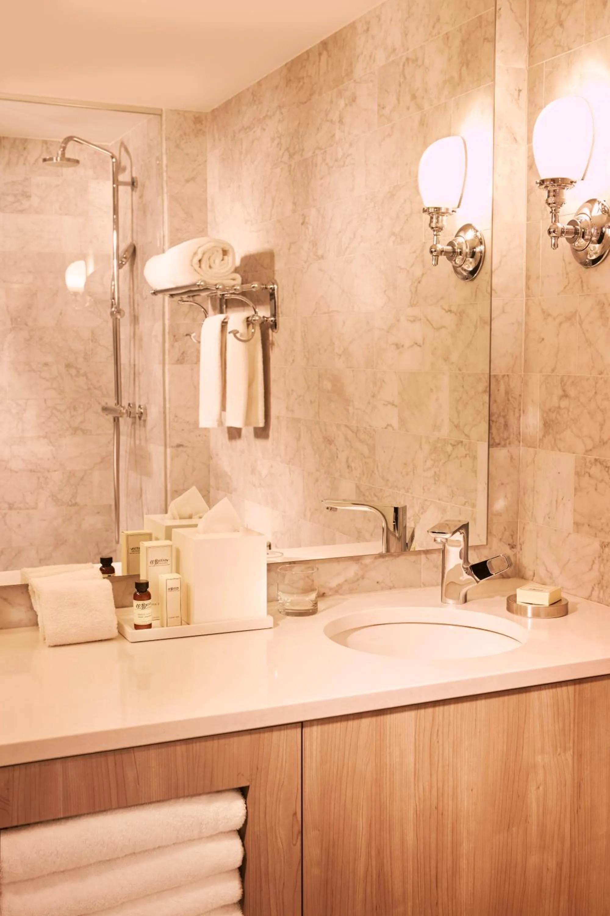 Bathroom in The Tillary Hotel Brooklyn