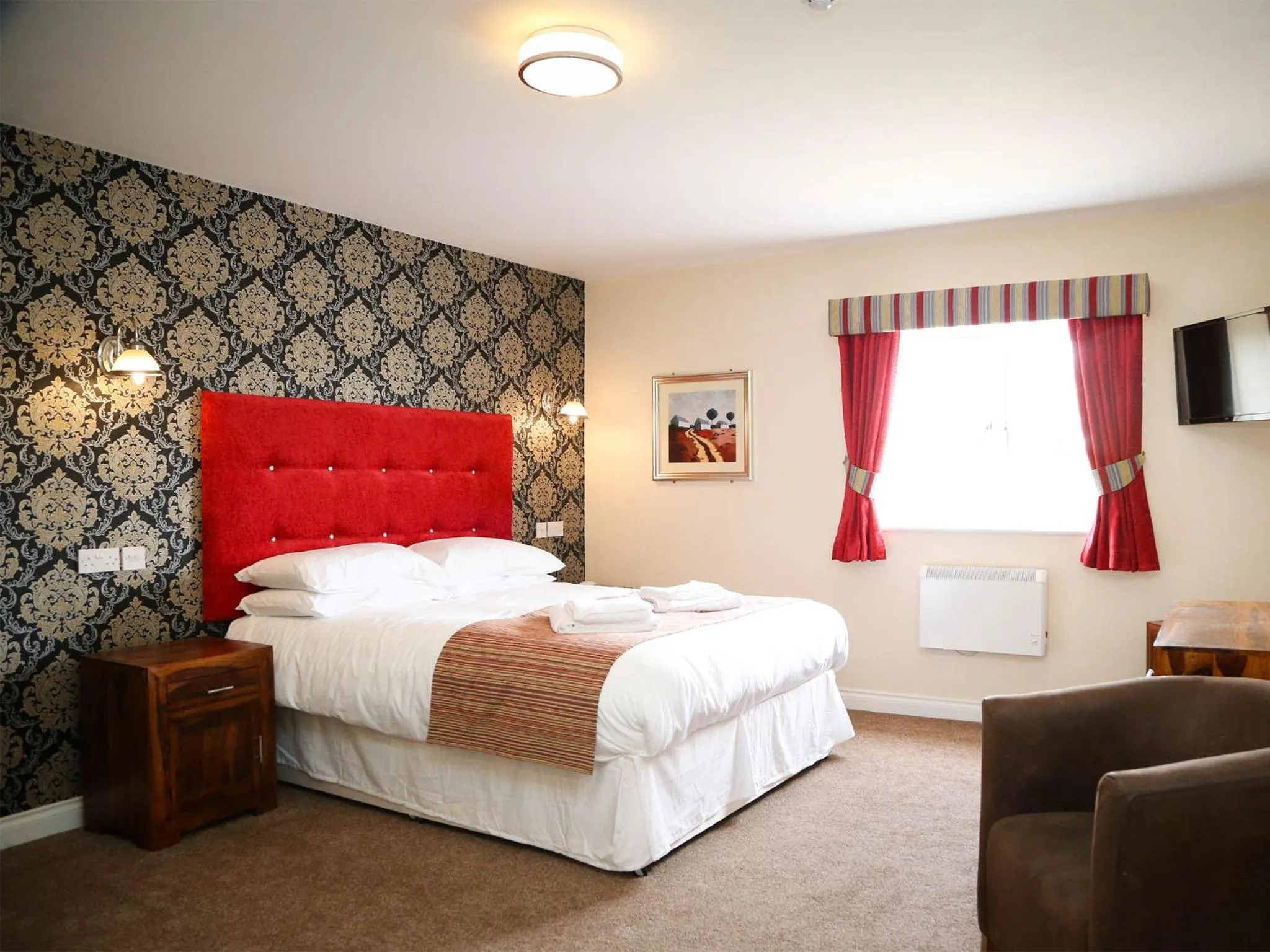 Bedroom, Bed in Cuttle Bridge Inn Hotel - NEC / Birmingham Airport