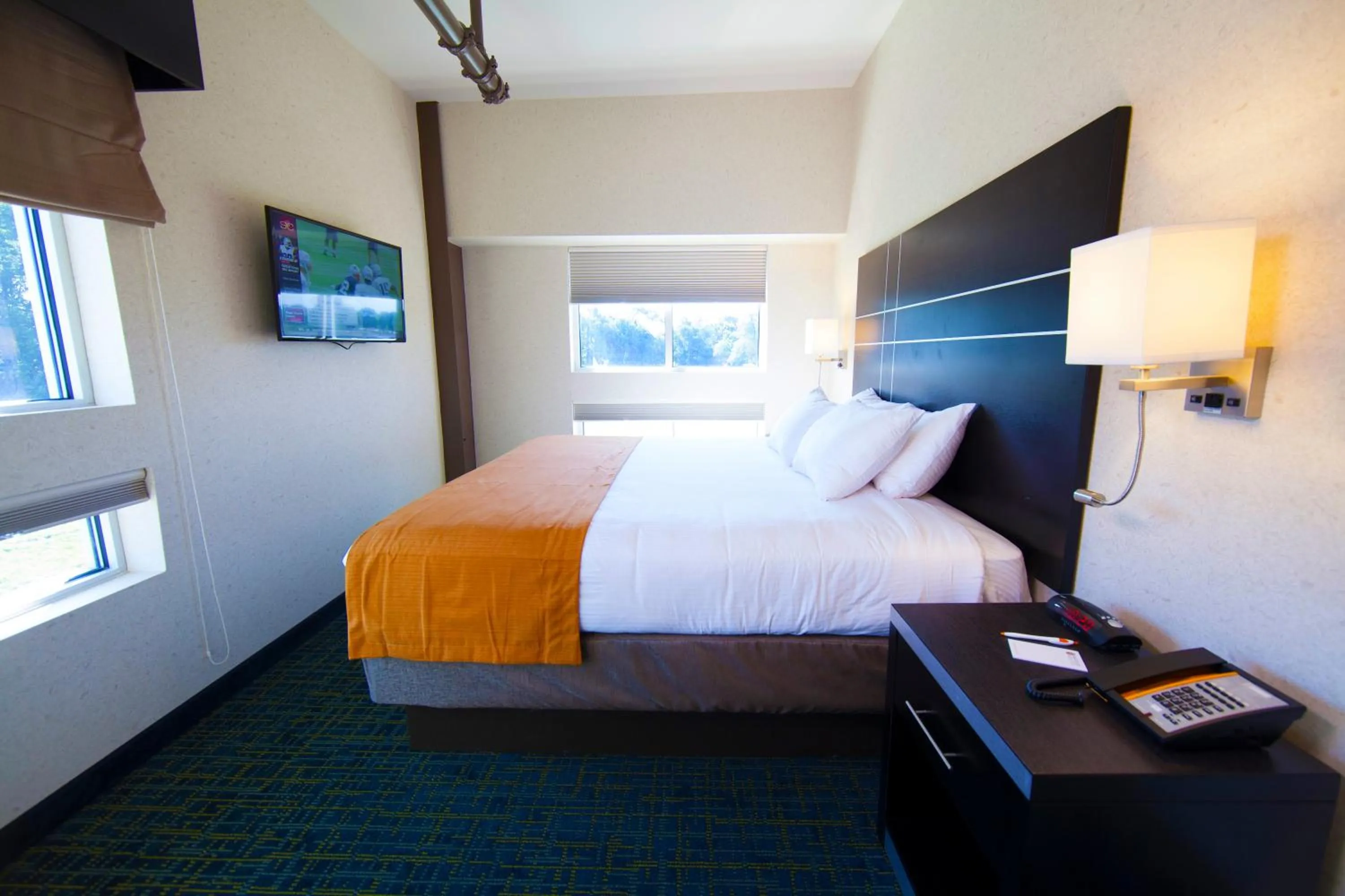 Bed in Warehouse Hotel at The Nook