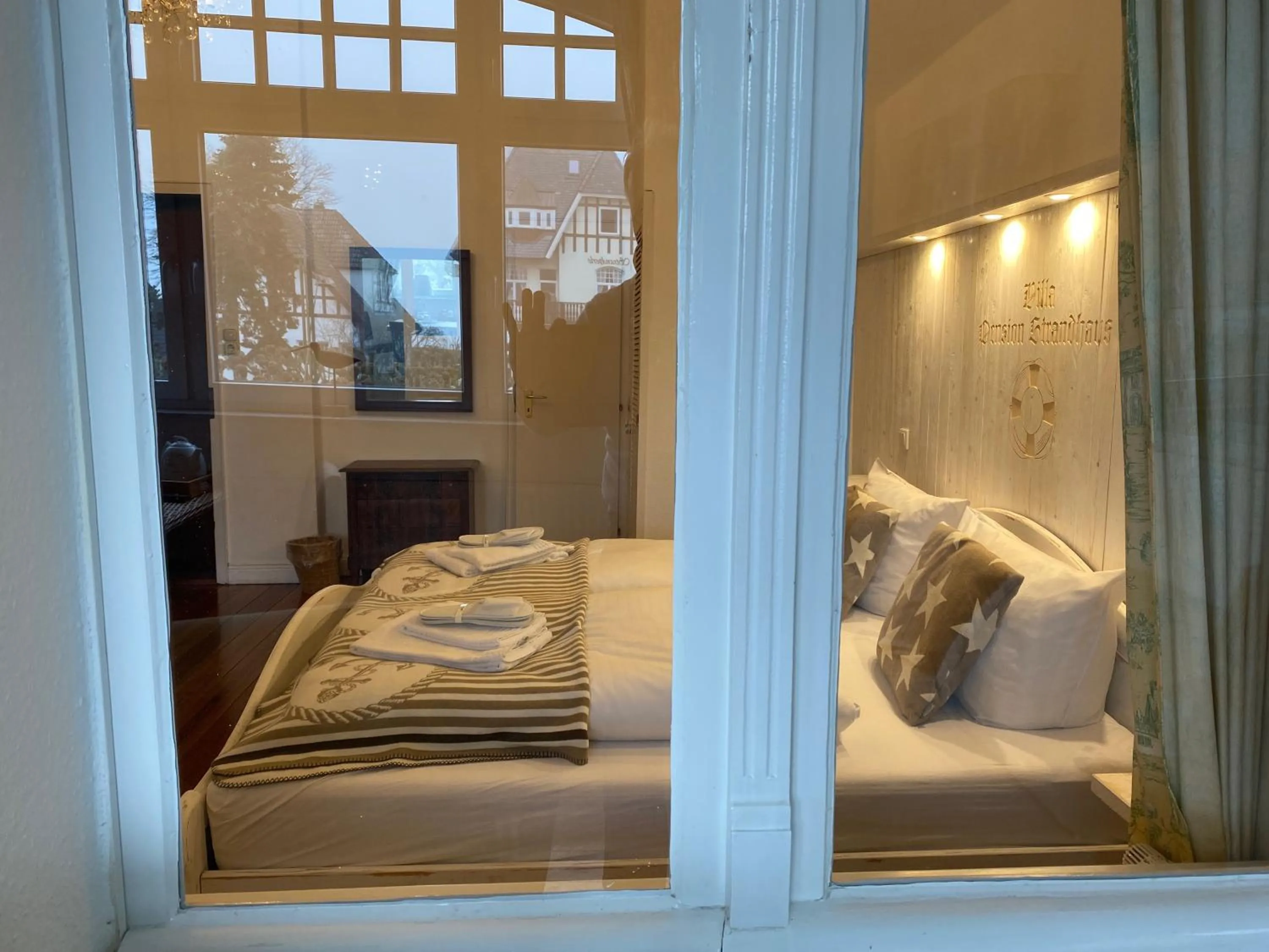 Photo of the whole room, Bed in Villa Pension Strandhaus - adults only