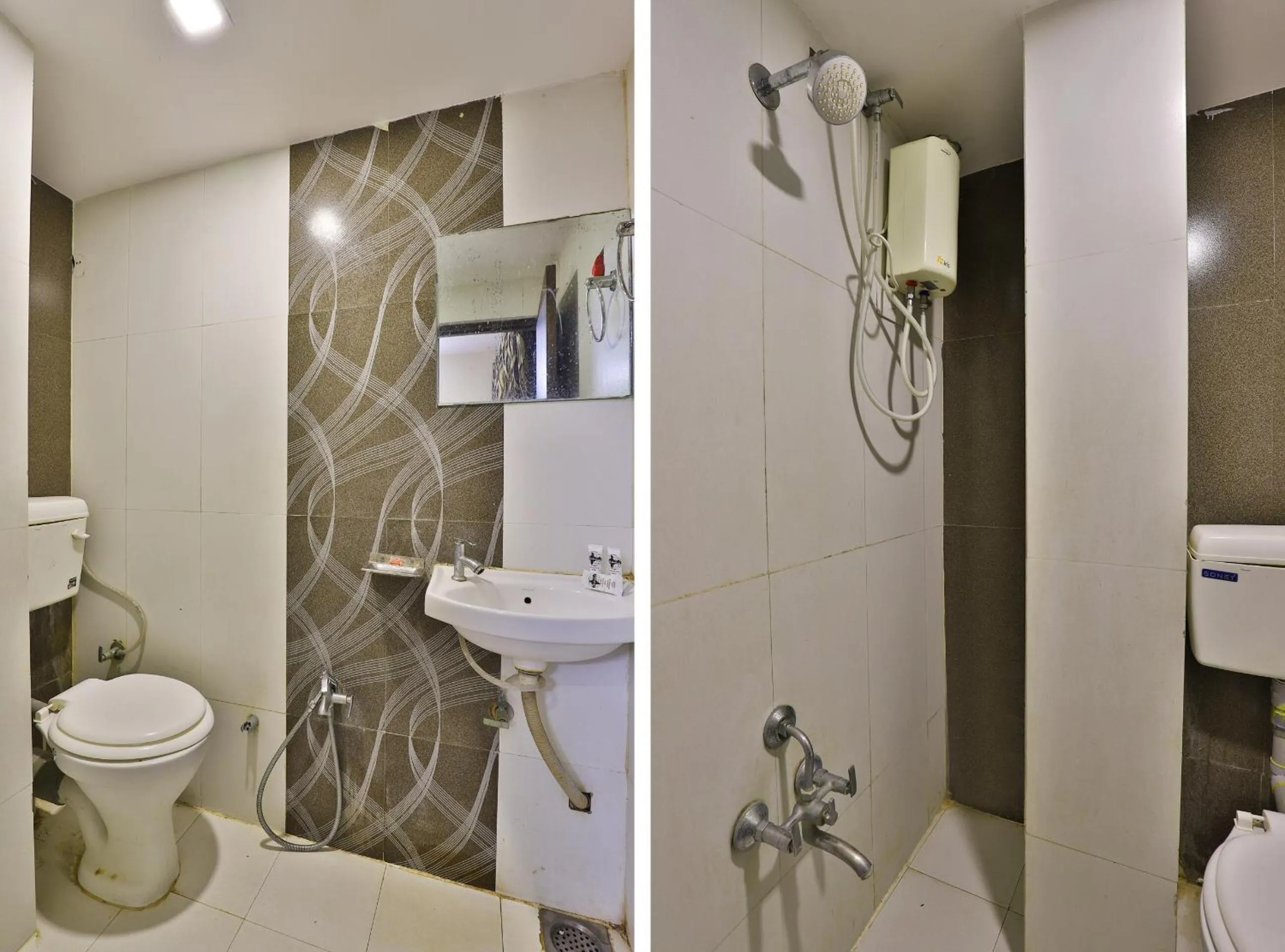Bathroom in Hotel O Sri Balaji Residency