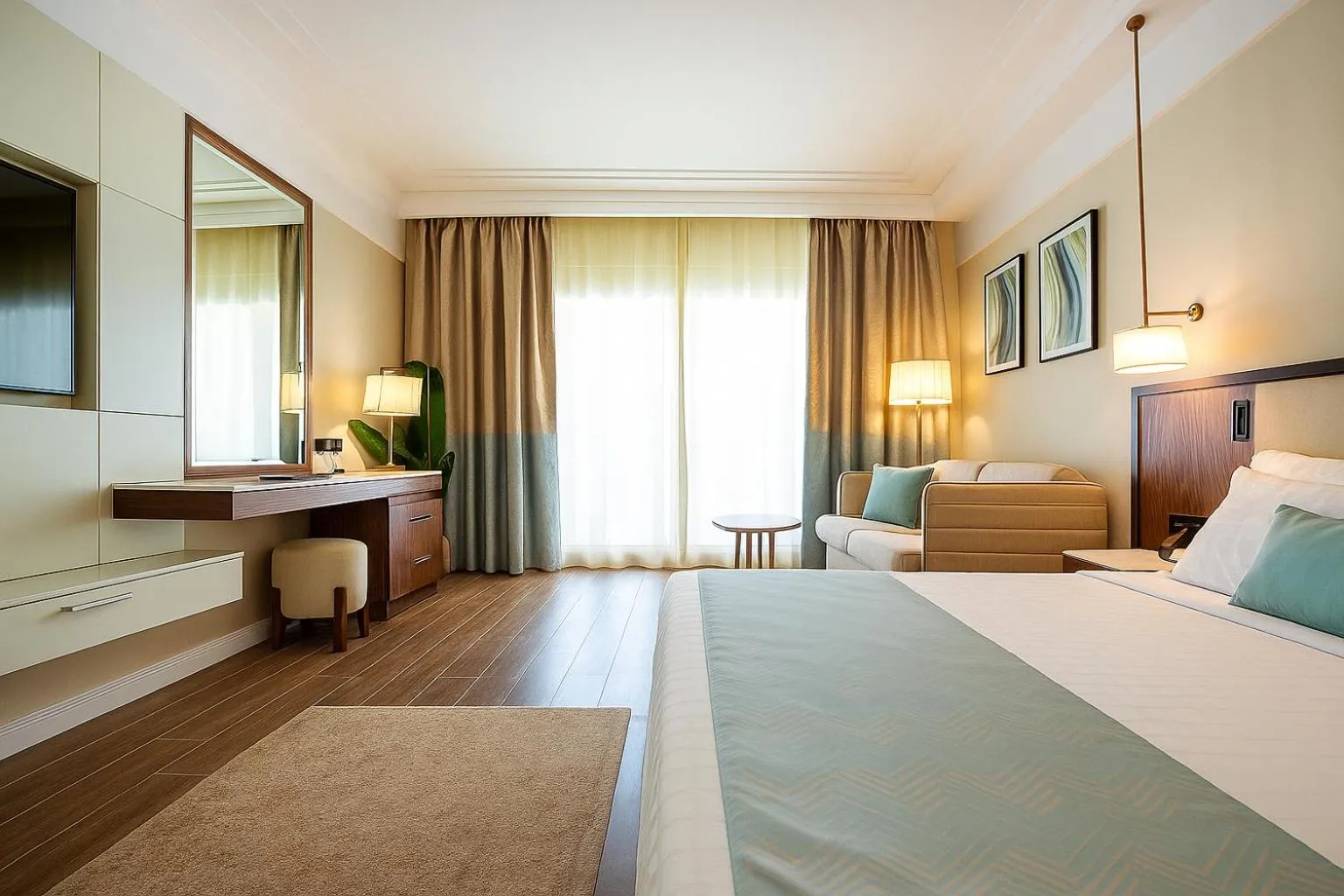 Bed in Serenity Sky Arc Resort - Sahl Hasheesh