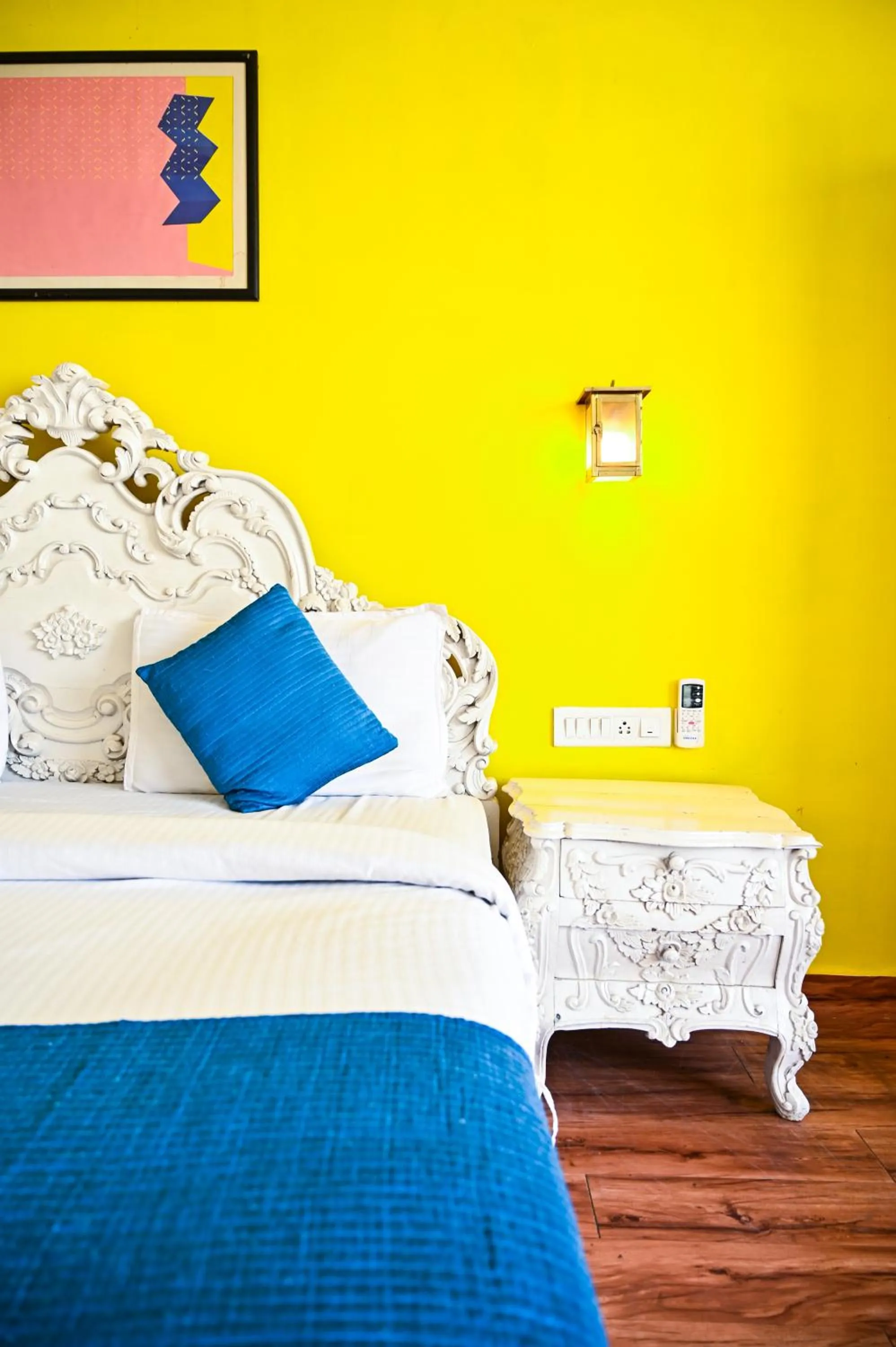 Bed in Hotel Dodas Palace