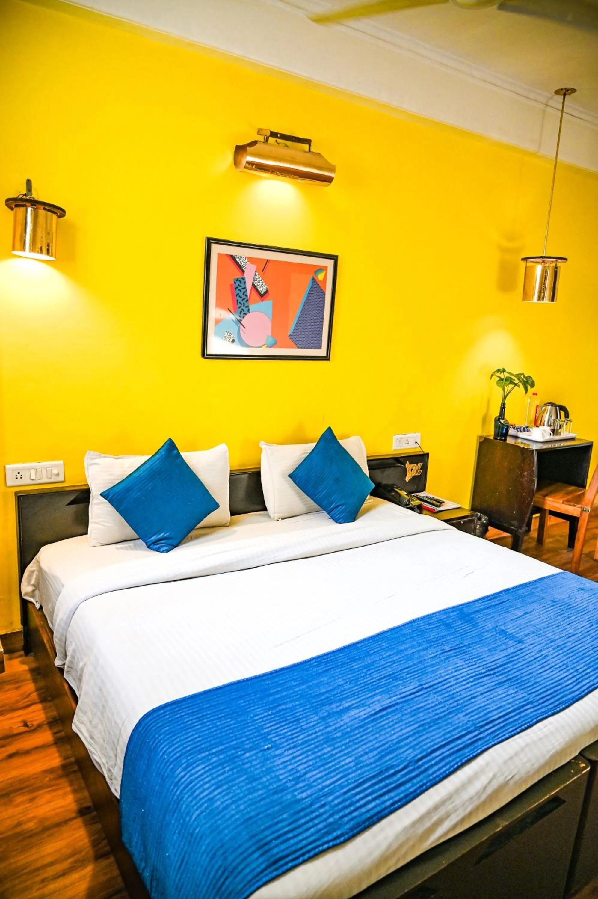 Bed in Hotel Dodas Palace