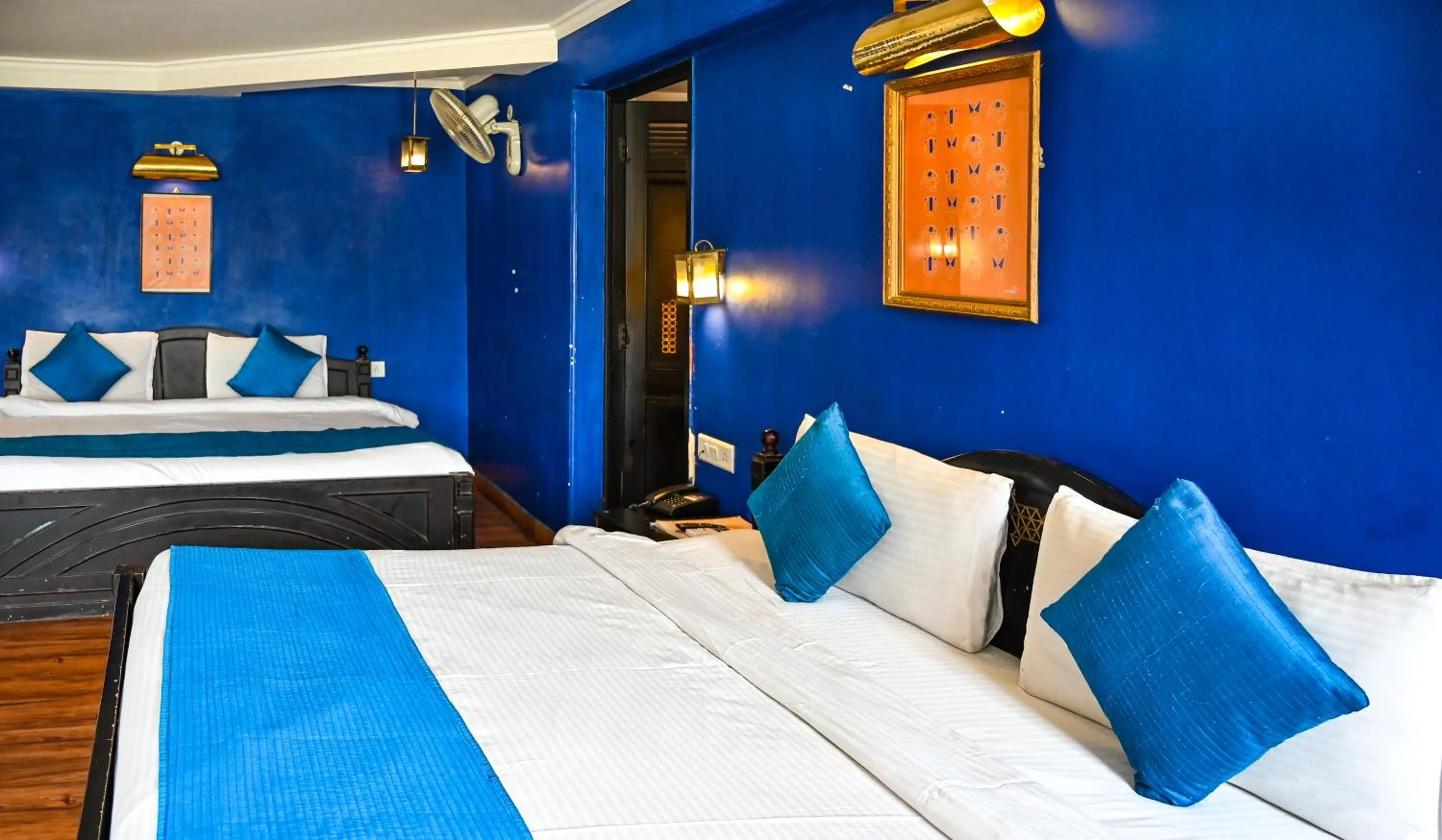 Bed in Hotel Dodas Palace