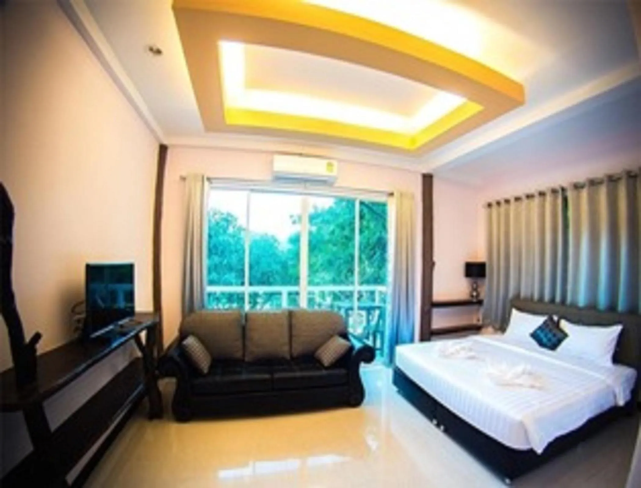 Bed in Rao Ga Khao Resort