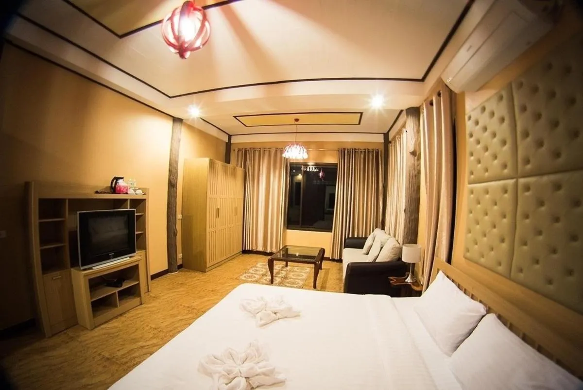 Bed in Rao Ga Khao Resort