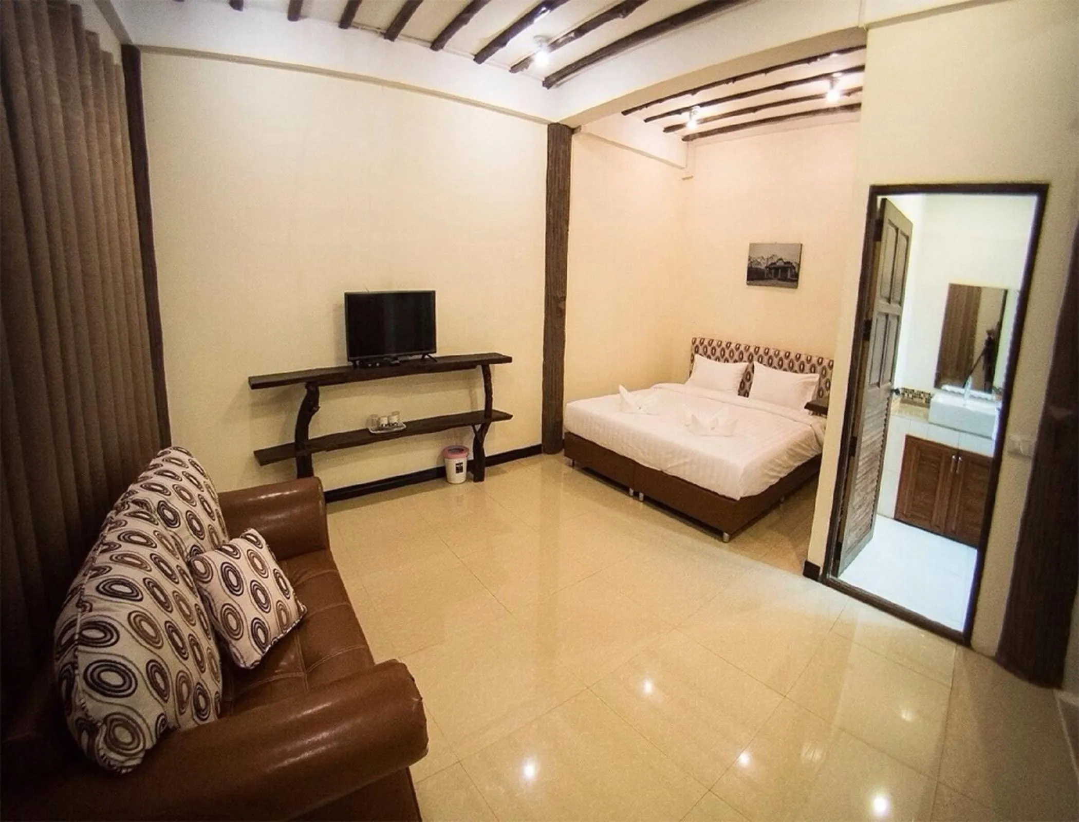 Bed in Rao Ga Khao Resort