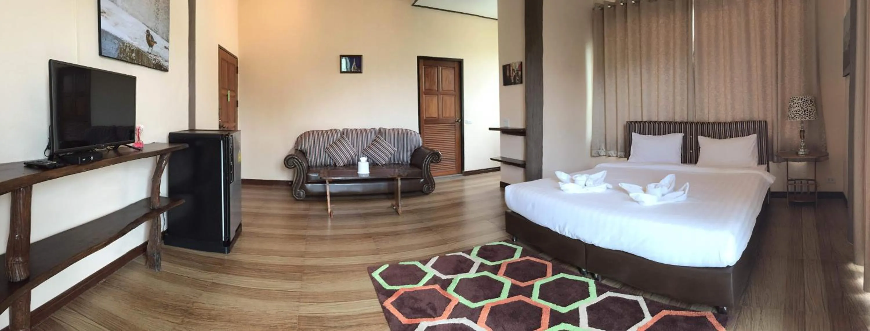 Bed in Rao Ga Khao Resort