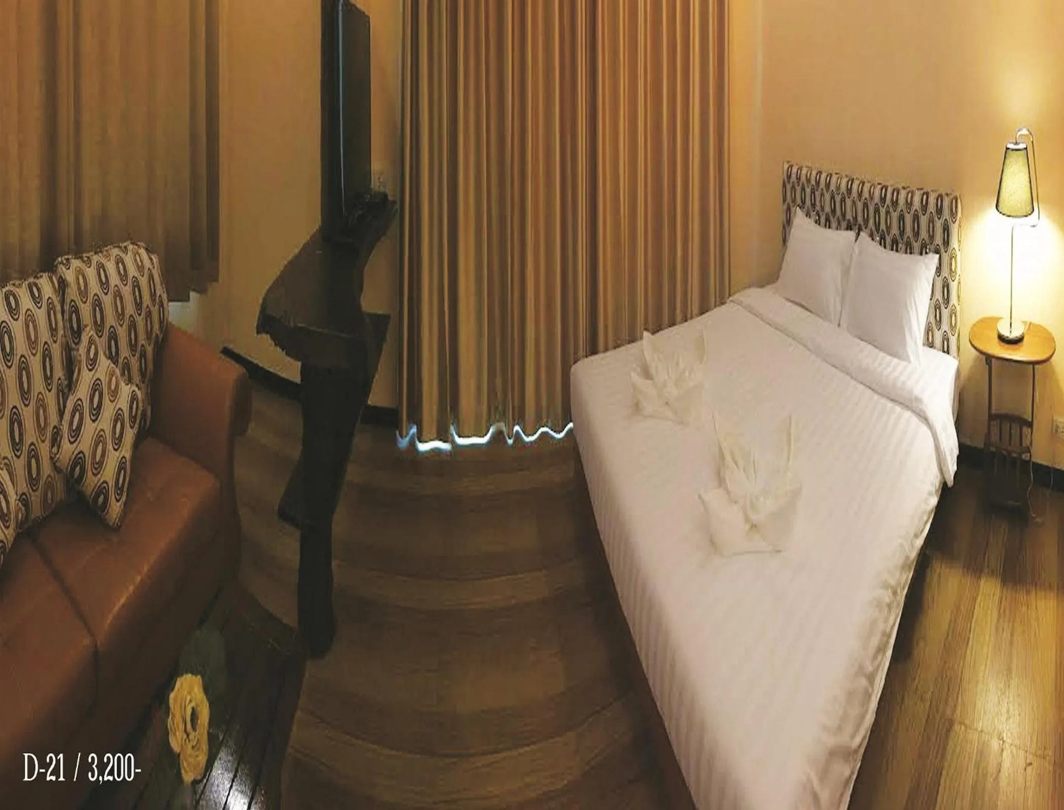 Bed in Rao Ga Khao Resort