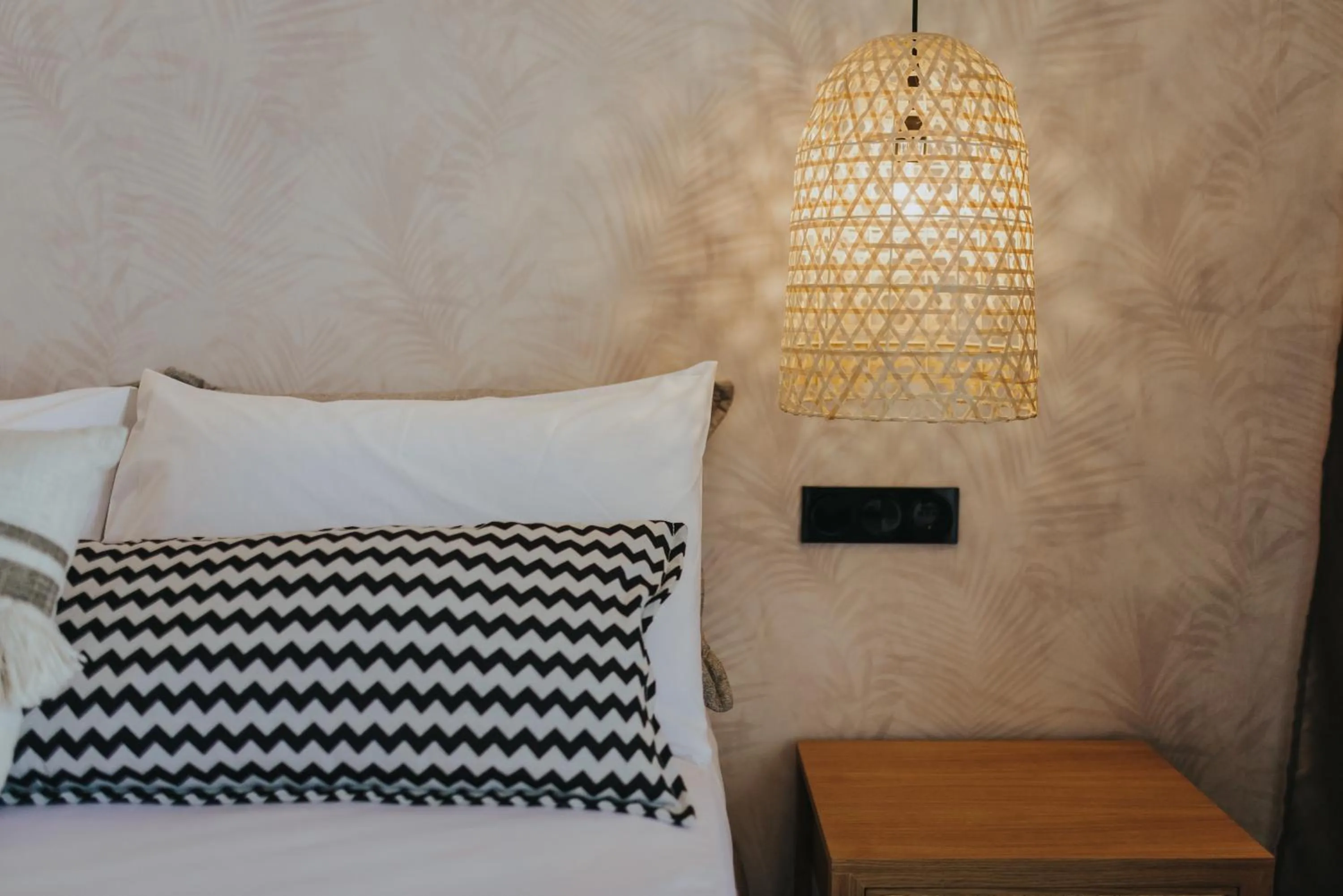 Bed in Villa veranda