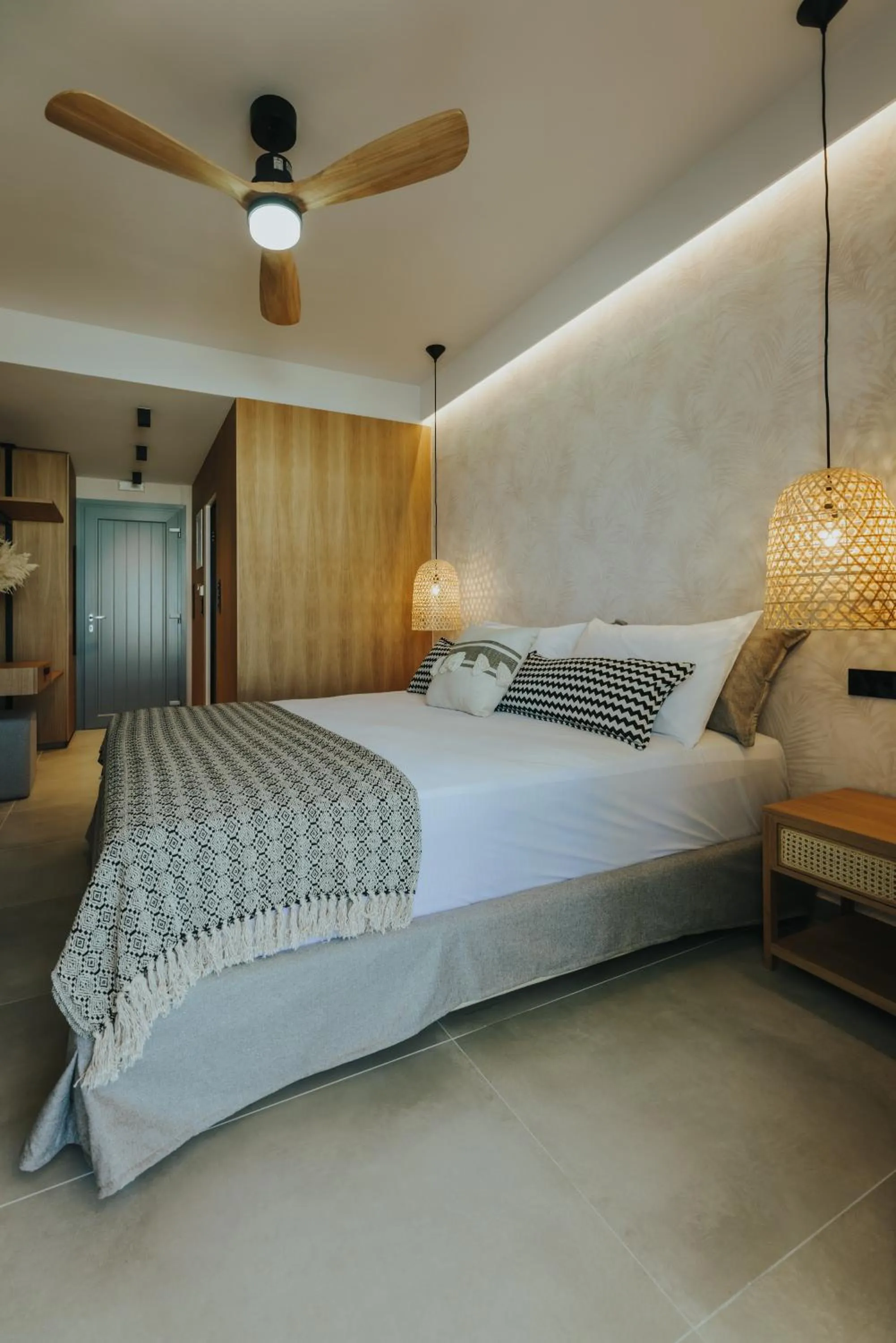 Bed in Villa veranda