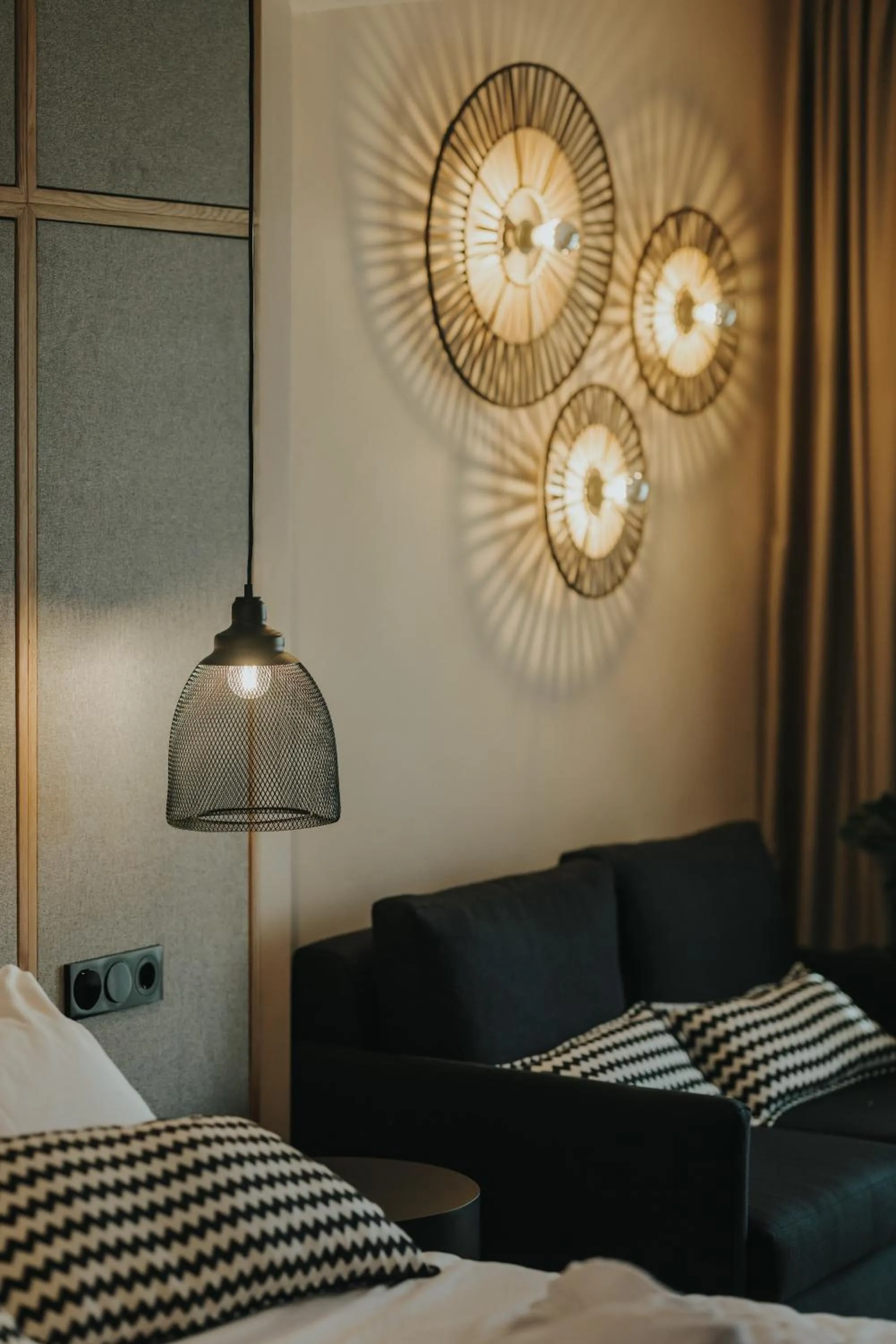 Bed in Villa veranda