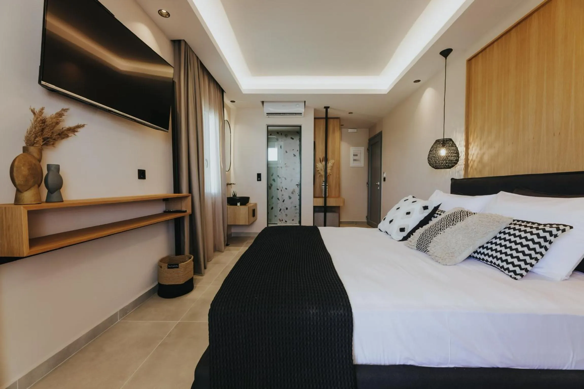 Bed in Villa veranda