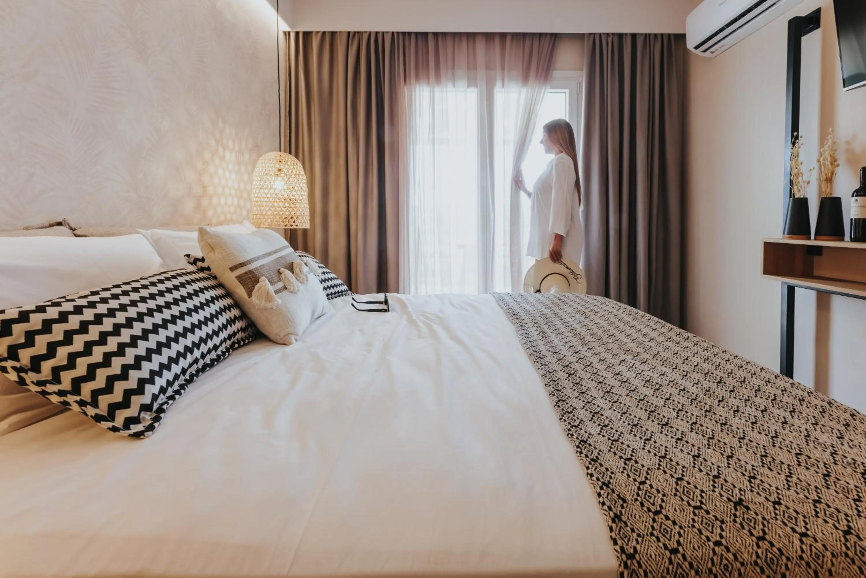 Bed in Villa veranda