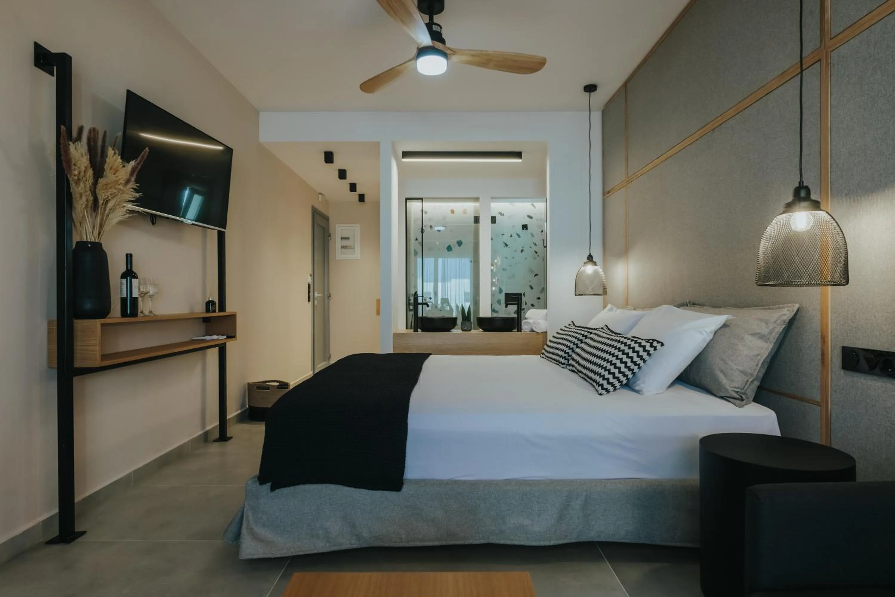 Bed in Villa veranda