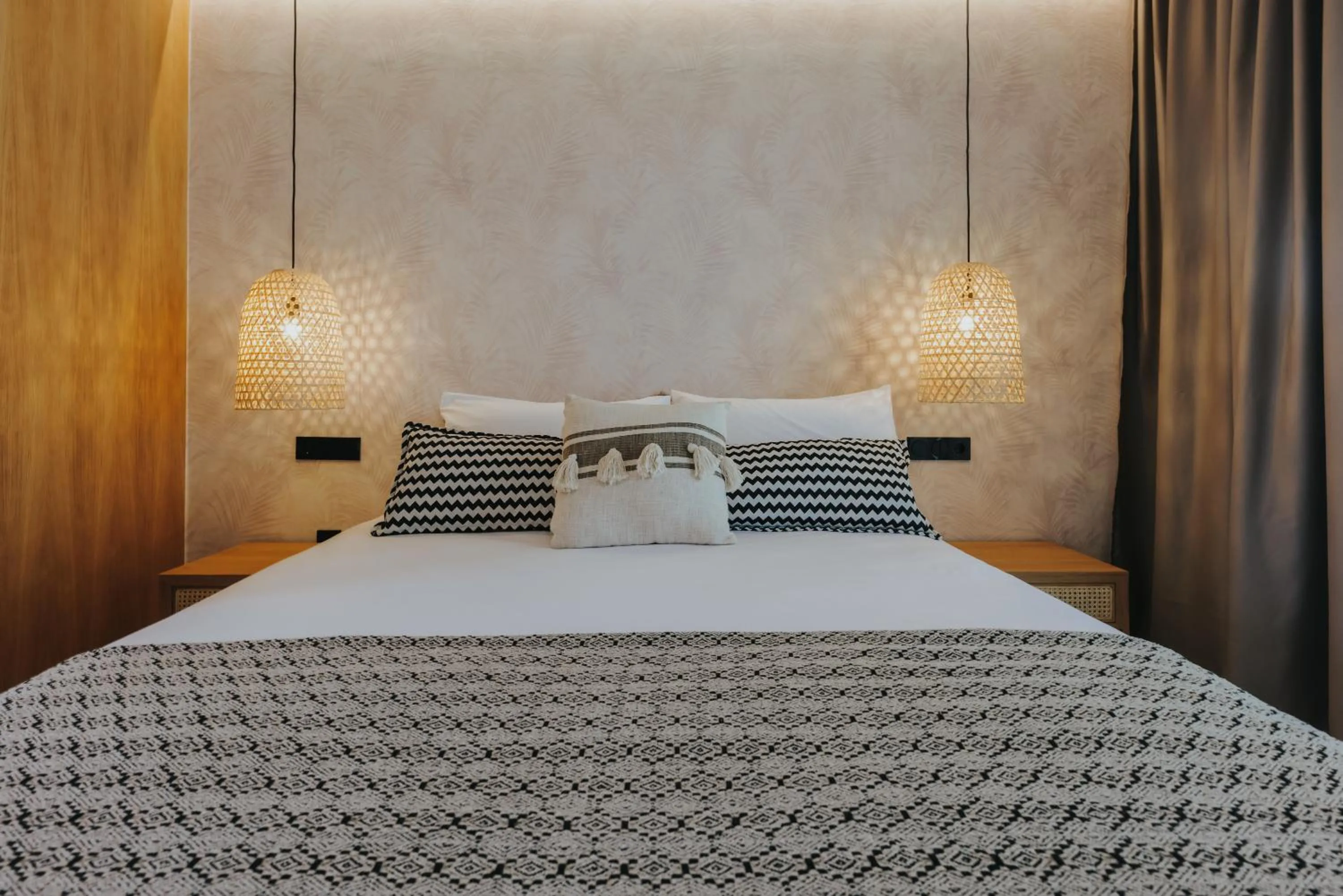 Bed in Villa veranda