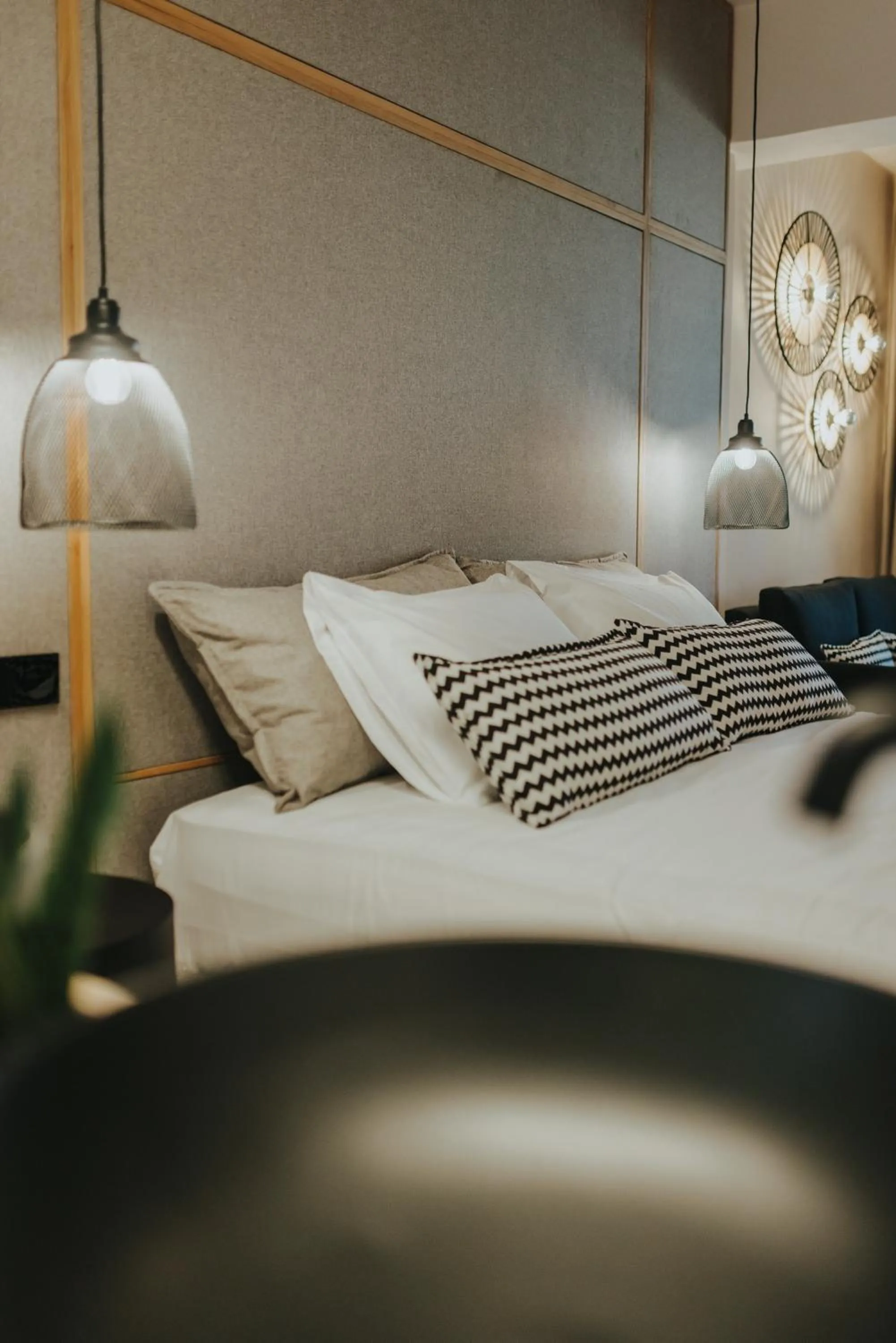 Bed in Villa veranda