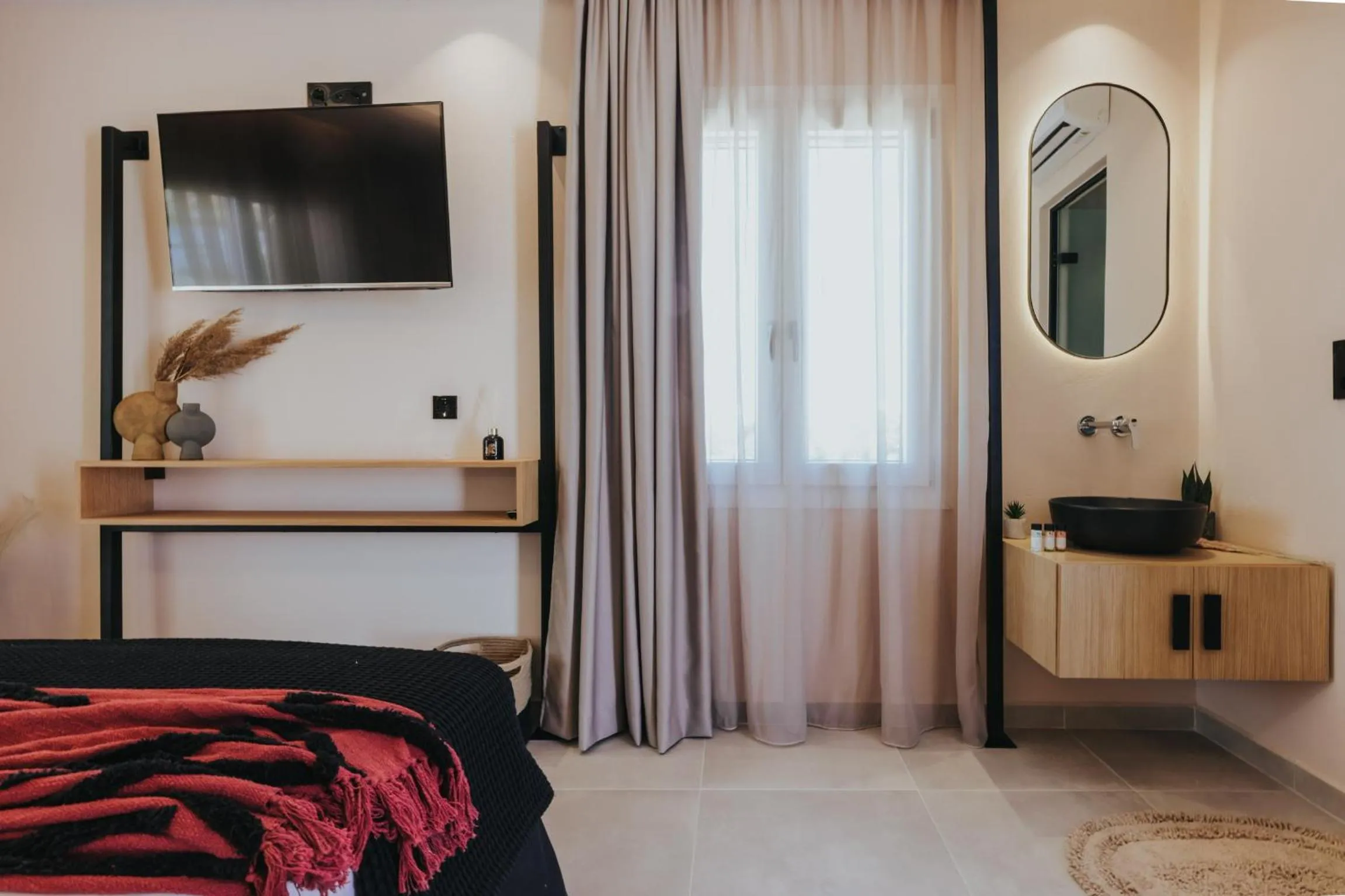 Bed in Villa veranda