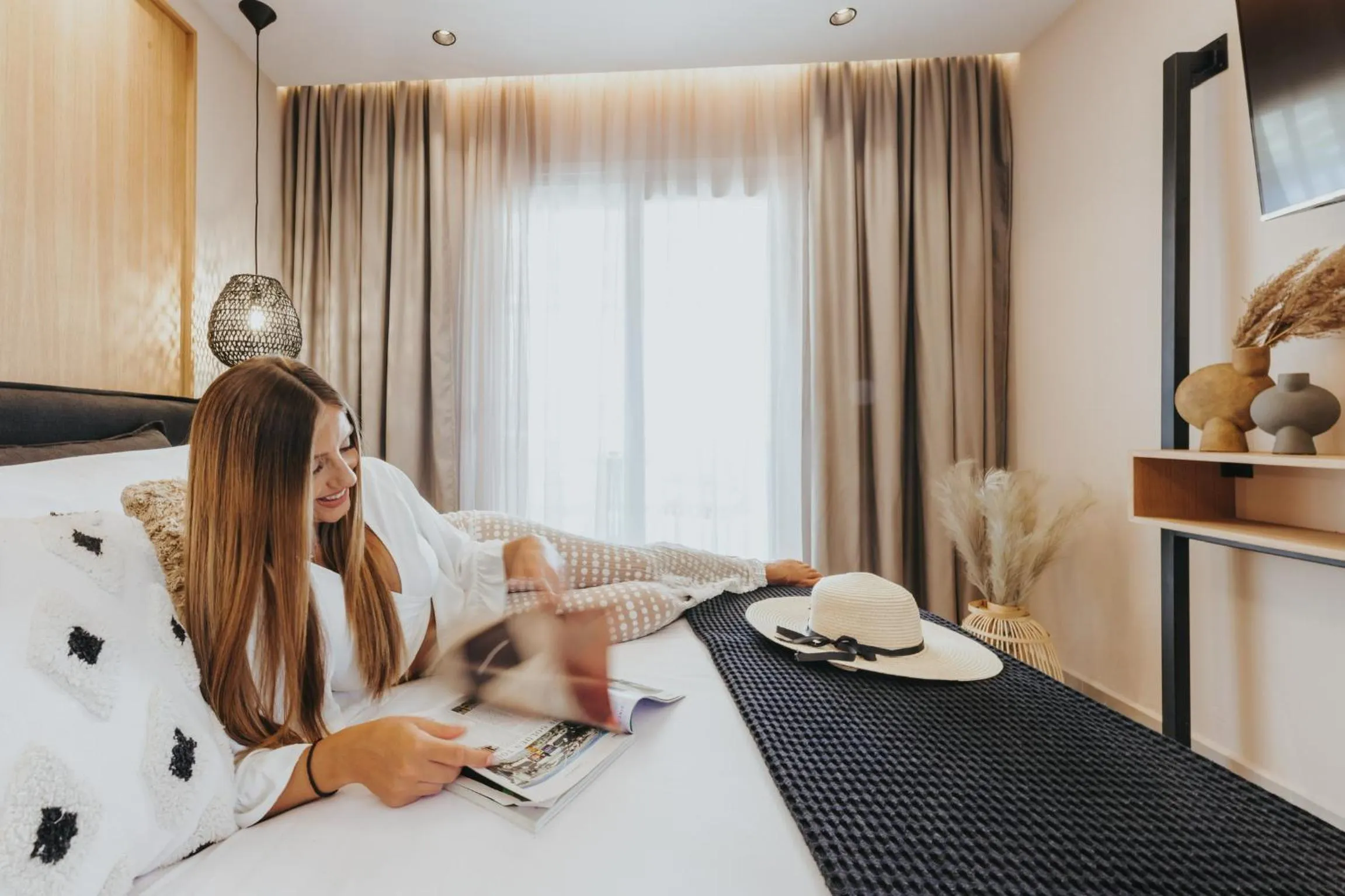 Bed in Villa veranda