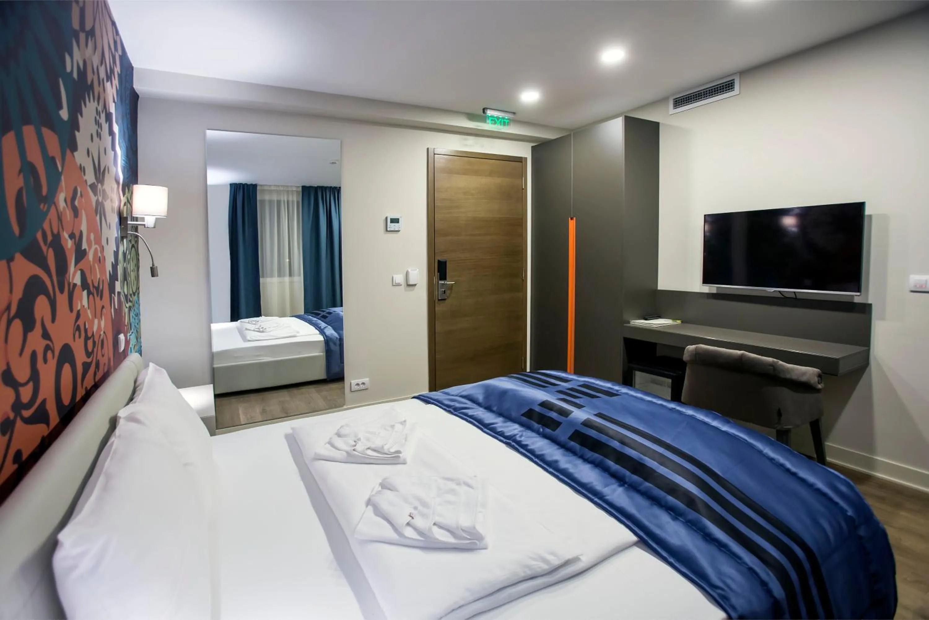 Bed in Zepter Hotel Drina Bajina Basta, member of Zepter Hotels