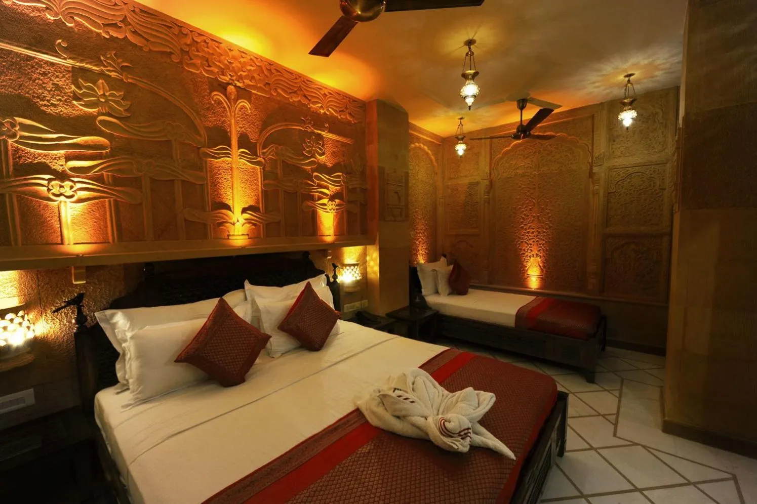 Bedroom, Bed in Pearl Palace Heritage Boutique Hotel