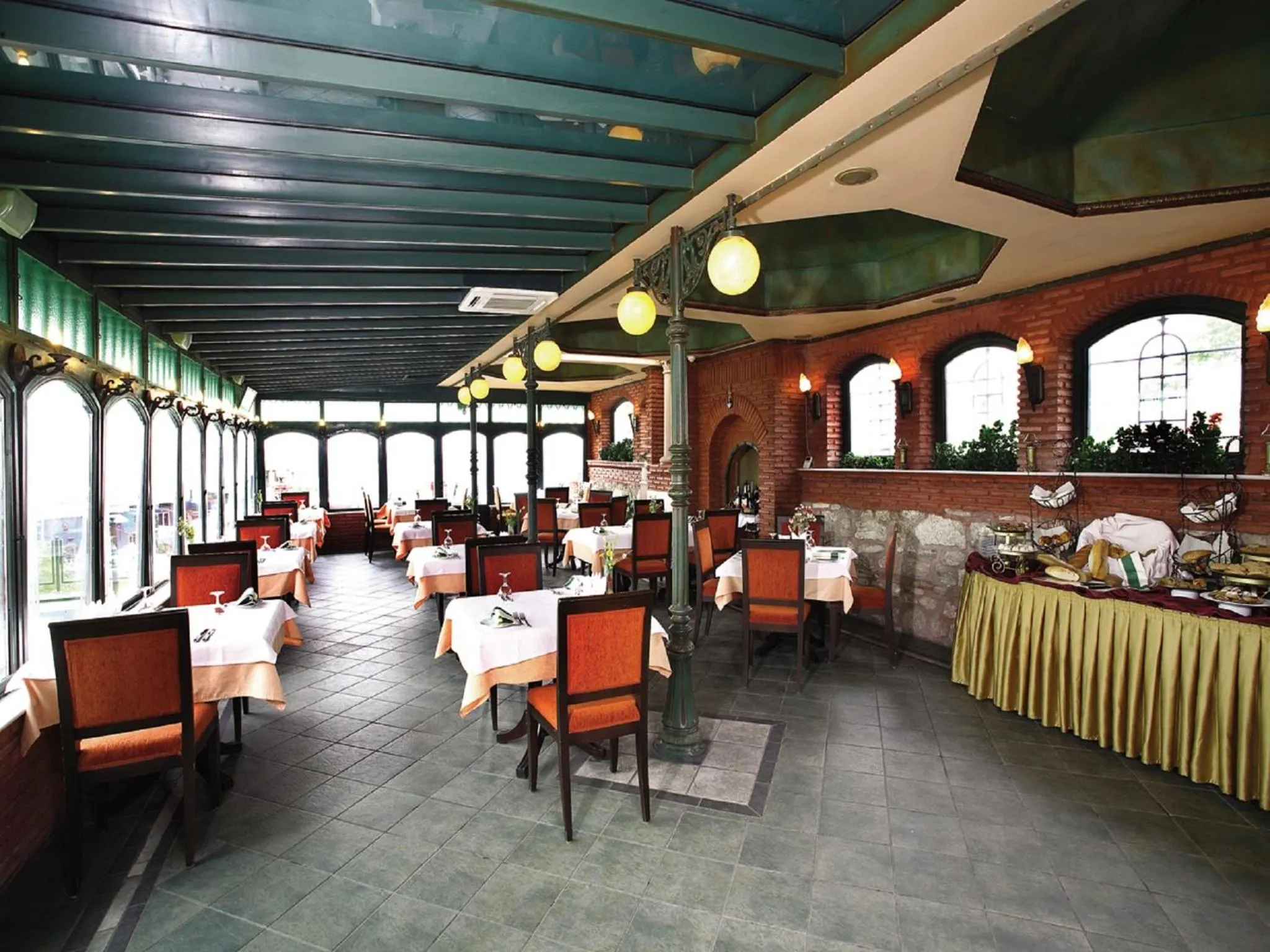 Buffet breakfast in Sultanahmet Palace Hotel