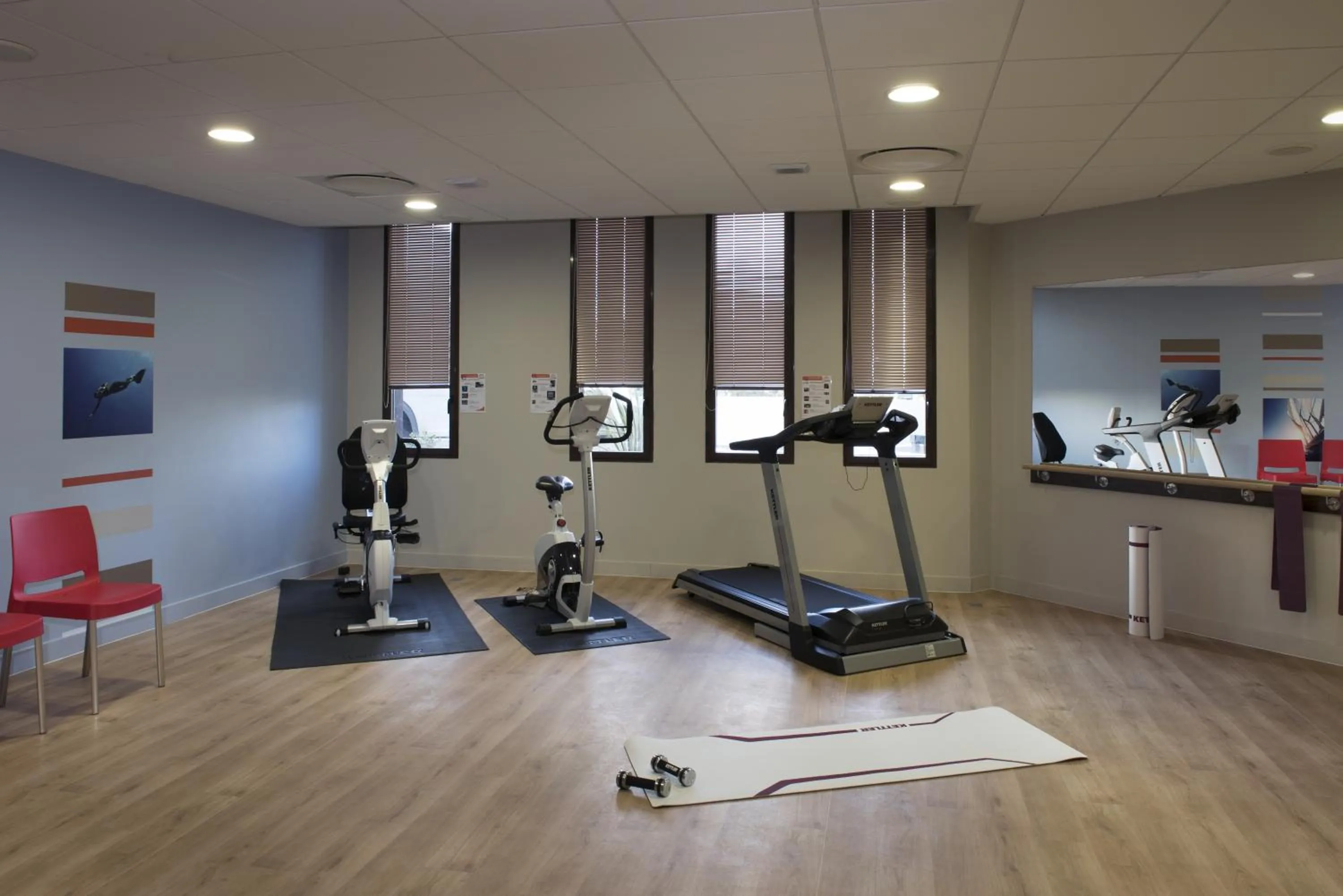 Fitness centre/facilities in Domitys Le Ruban d'Azur résidence services séniors