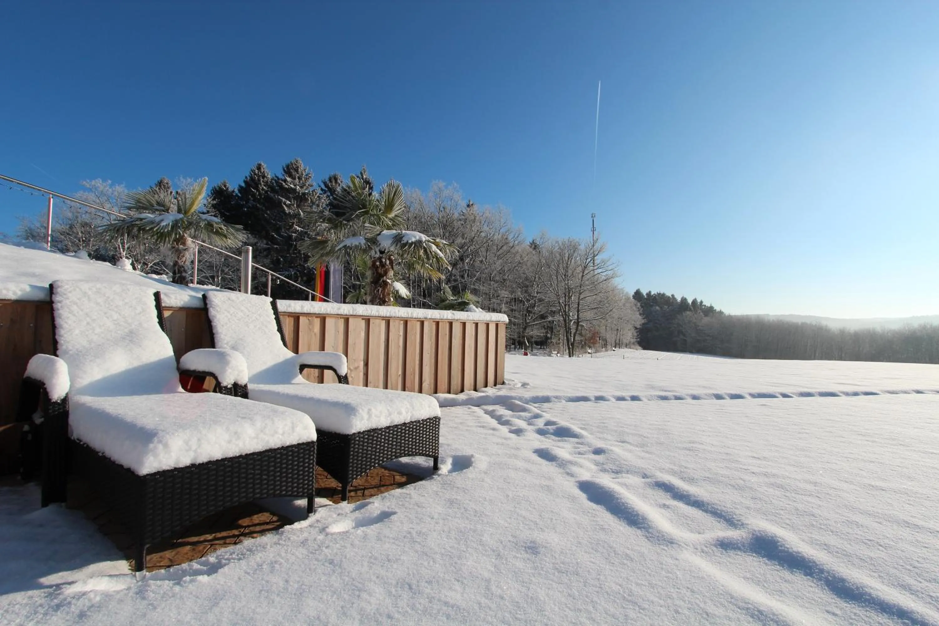 Open Air Bath in Hotel Diehlberg