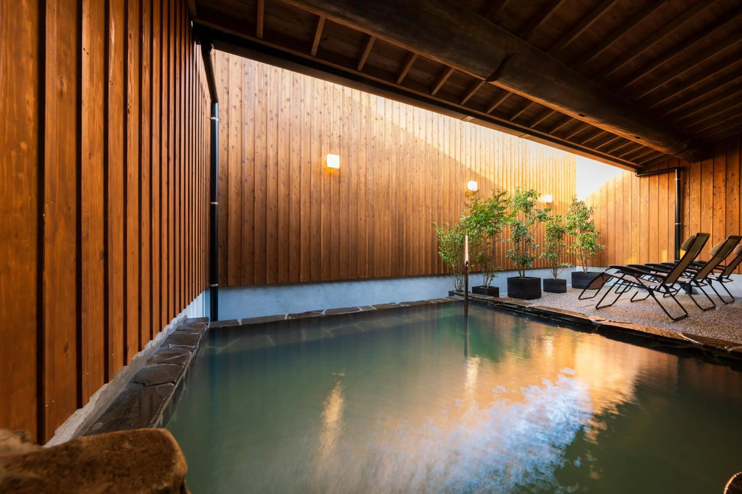 Open Air Bath in Hotel Meguri