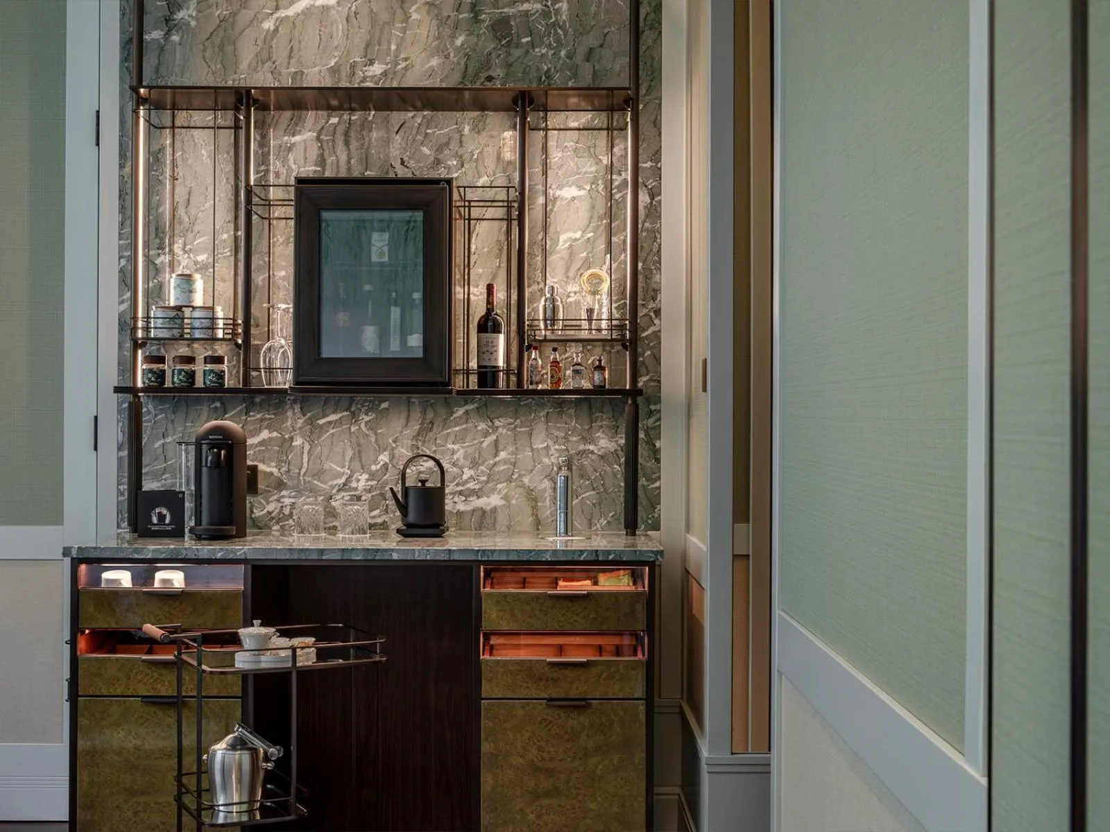 minibar in The Silk Lakehouse, Shangri-La Hangzhou