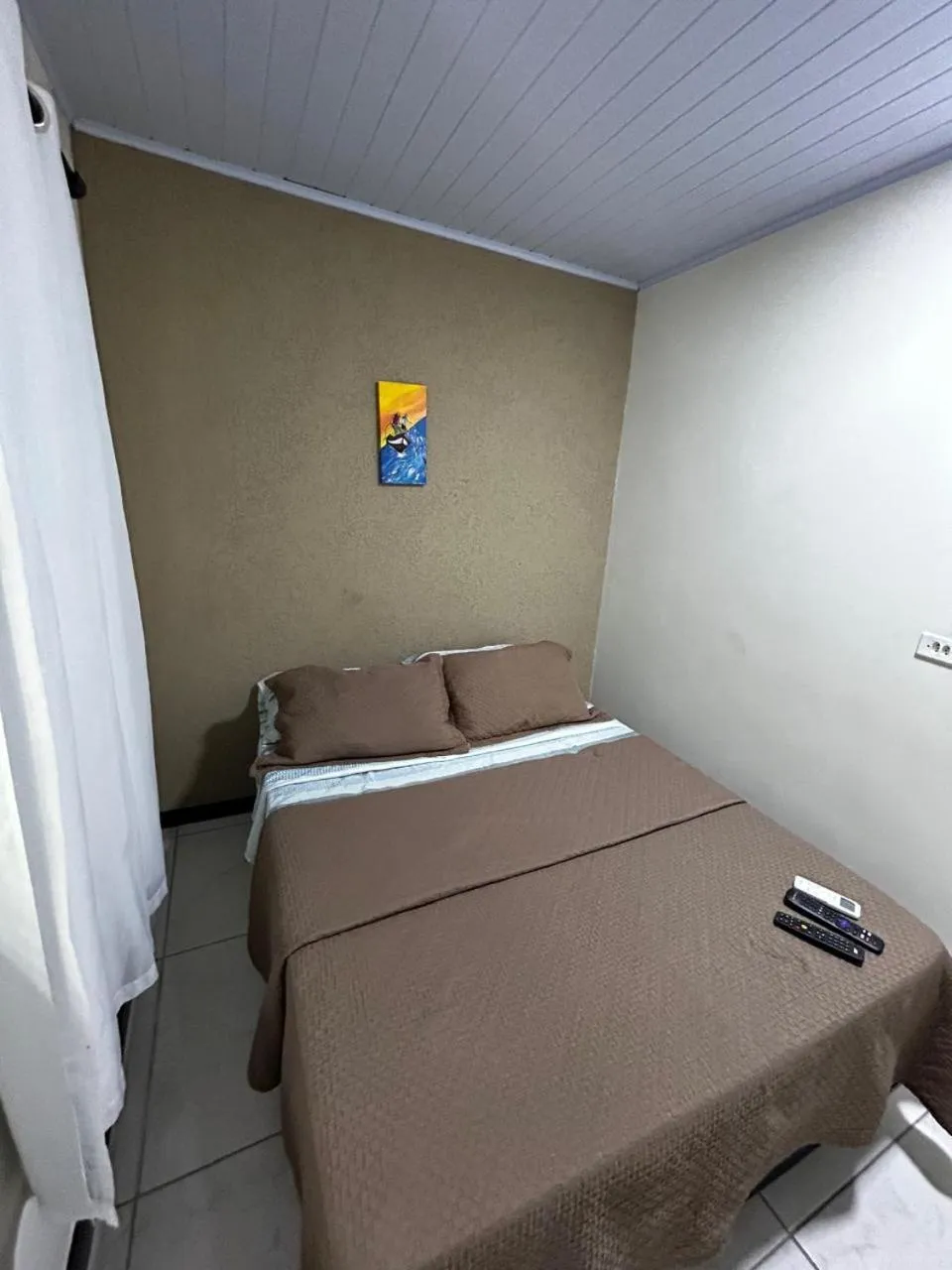 Bed in Pousada Toca da Ilha