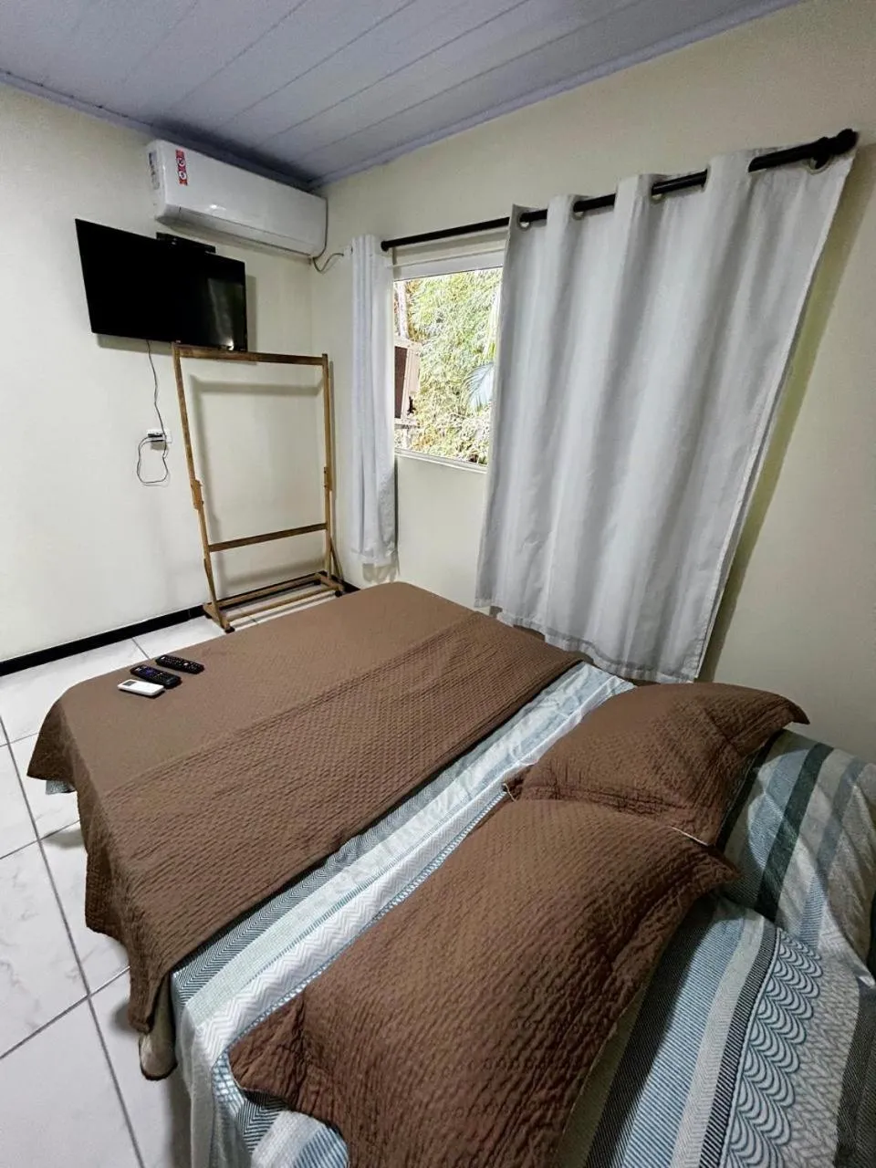 Bed in Pousada Toca da Ilha