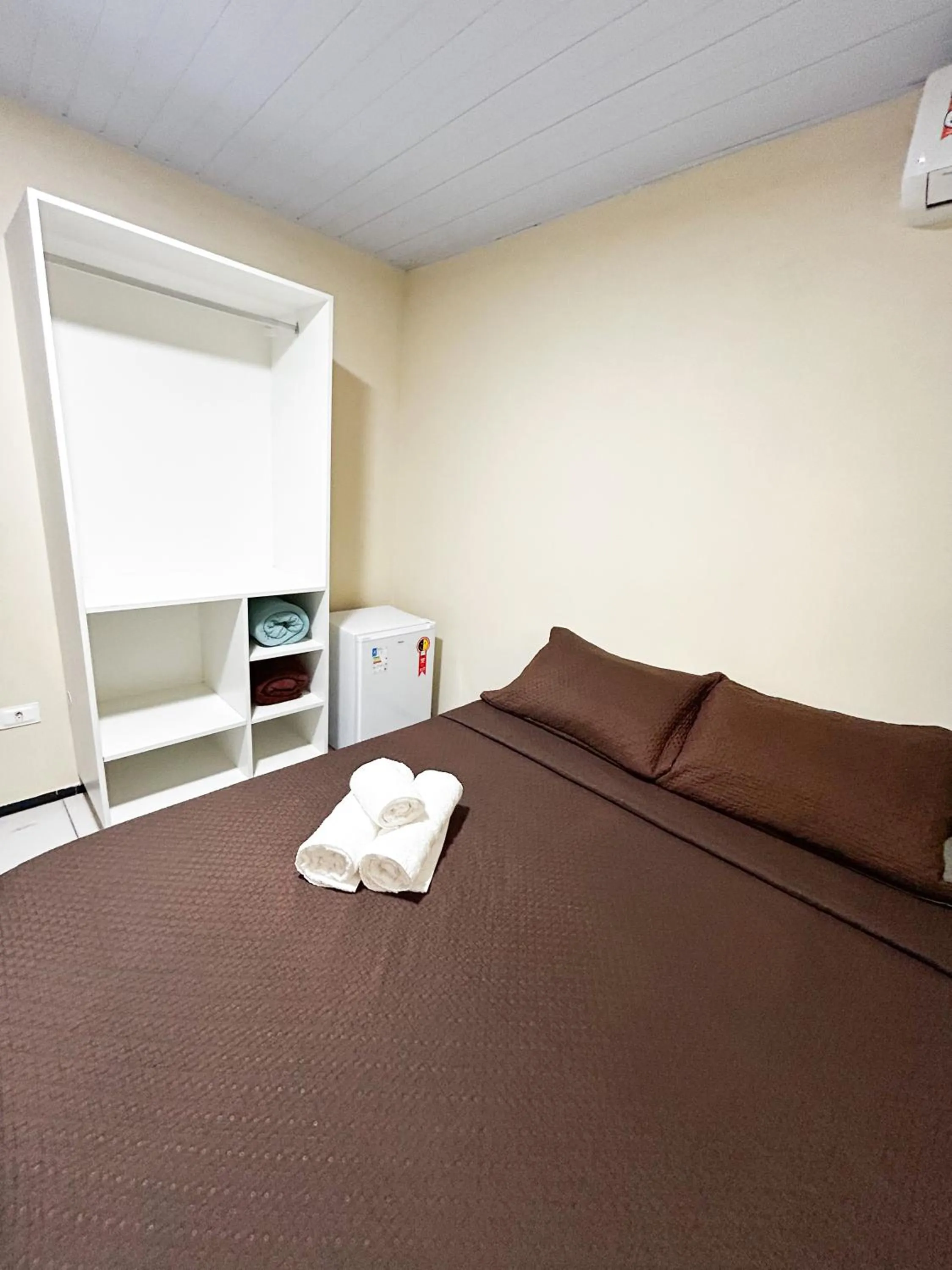 Bed in Pousada Toca da Ilha