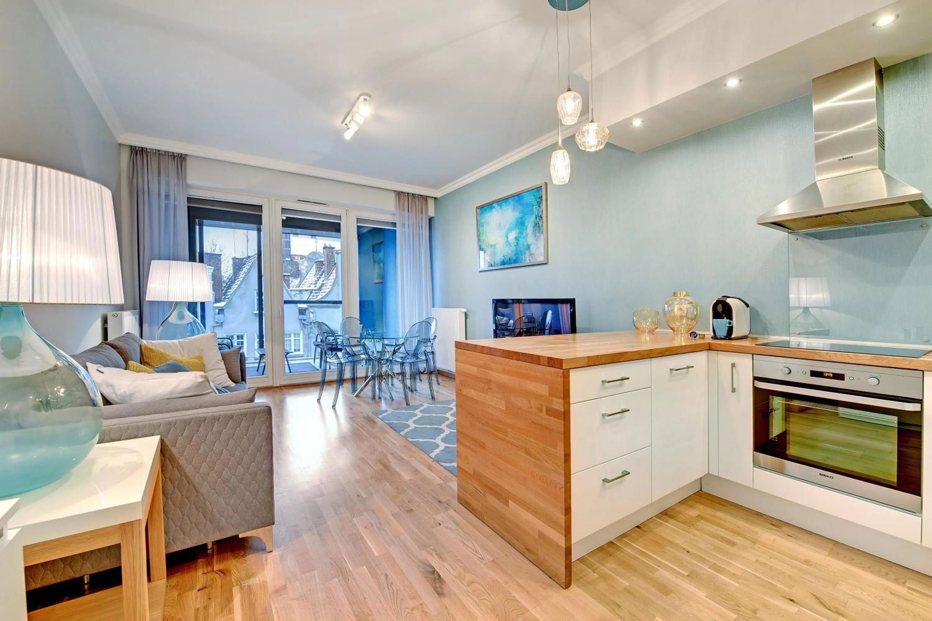 Kitchen or kitchenette in Old Town by Welcome Apartment