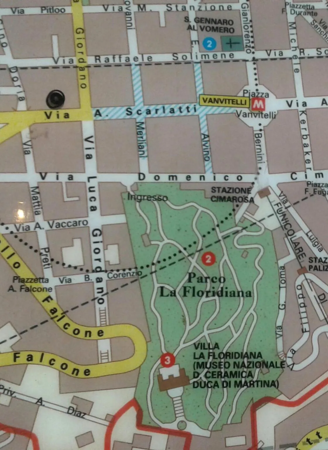 Bird's eye view in Cerasella B&B