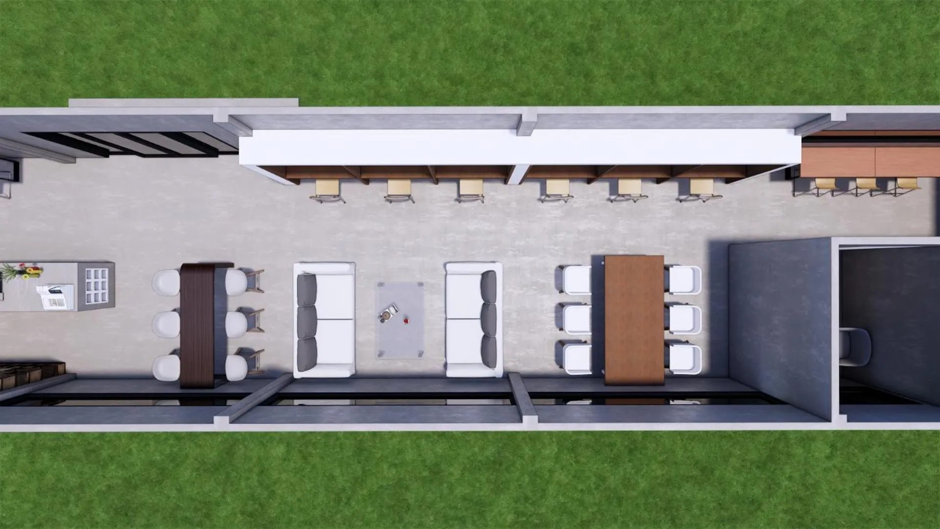 Seating area in Ko Lanta Hotels and Working Space