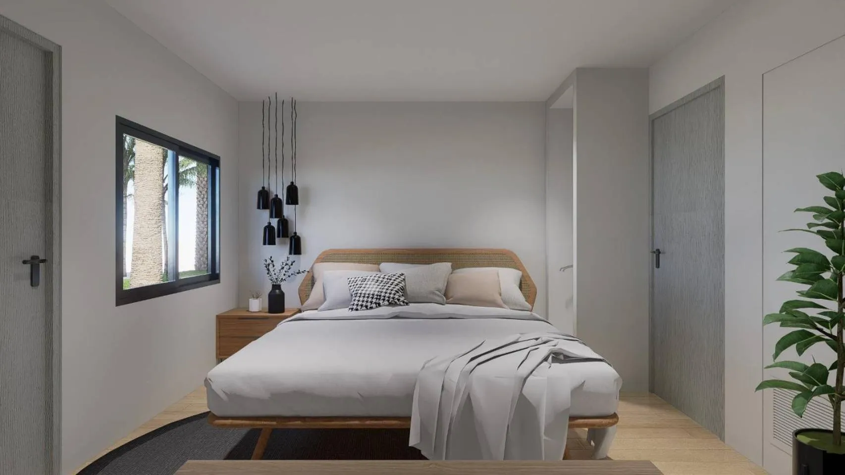 Bed in Ko Lanta Hotels and Working Space