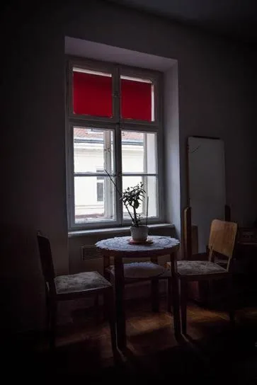 Seating area in Apartment History